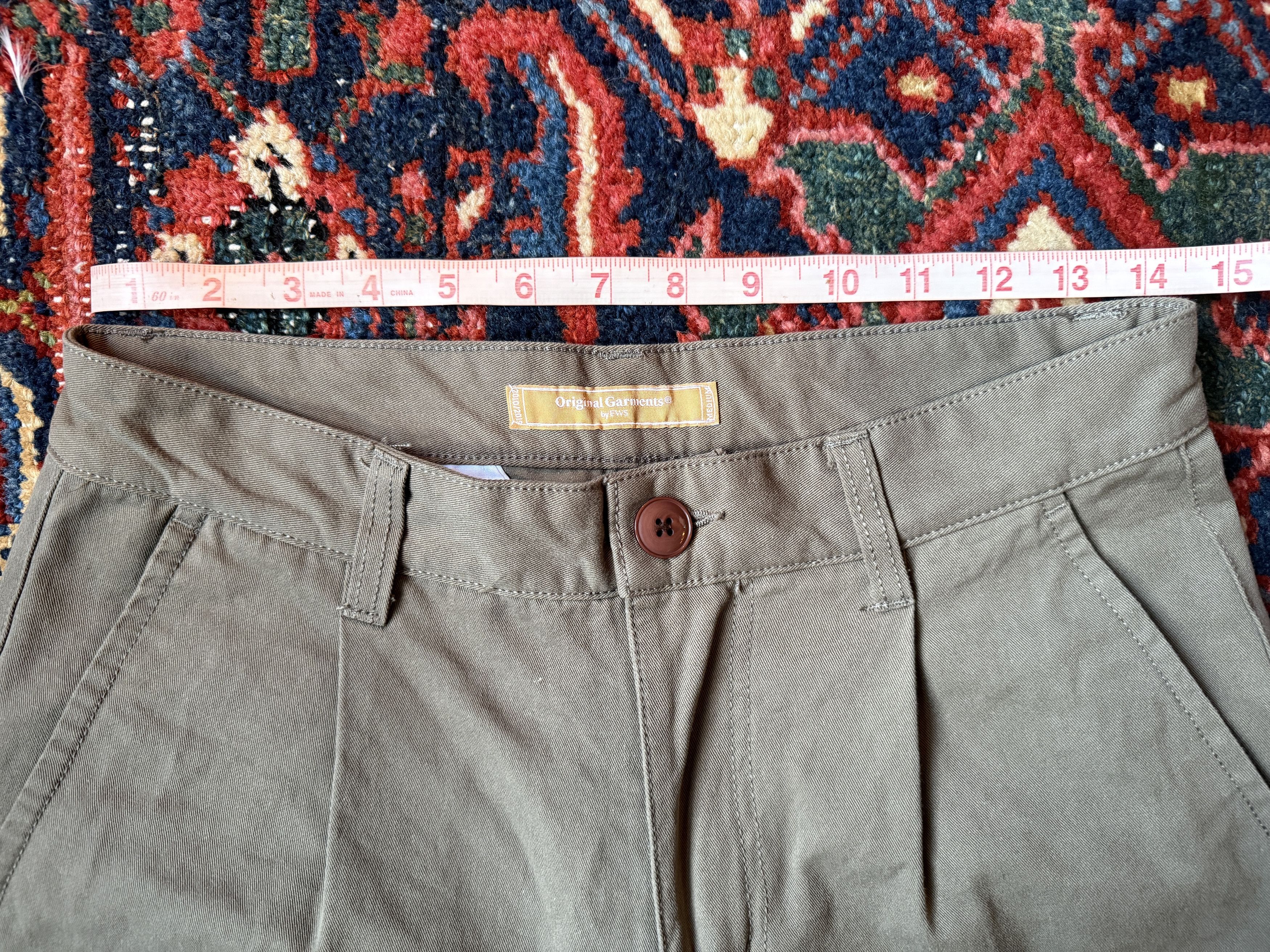 FrizmWORKS FrizmWORKS Men's OG Haworth One Tuck Trousers in Olive Size US 32 / EU 48 - 6 Thumbnail