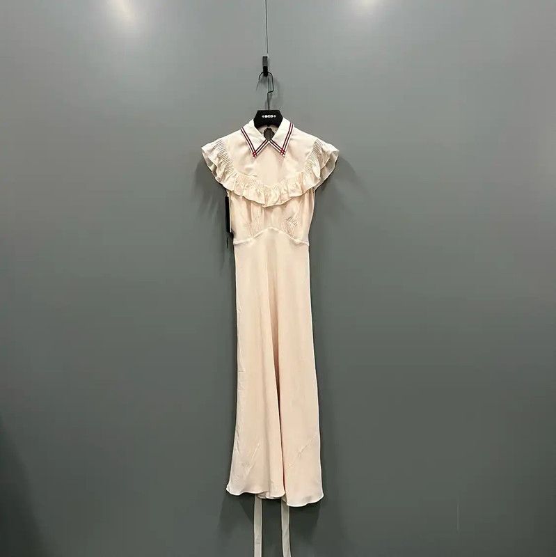 Miu Miu Sleeveless Pink Summer Dress 0089