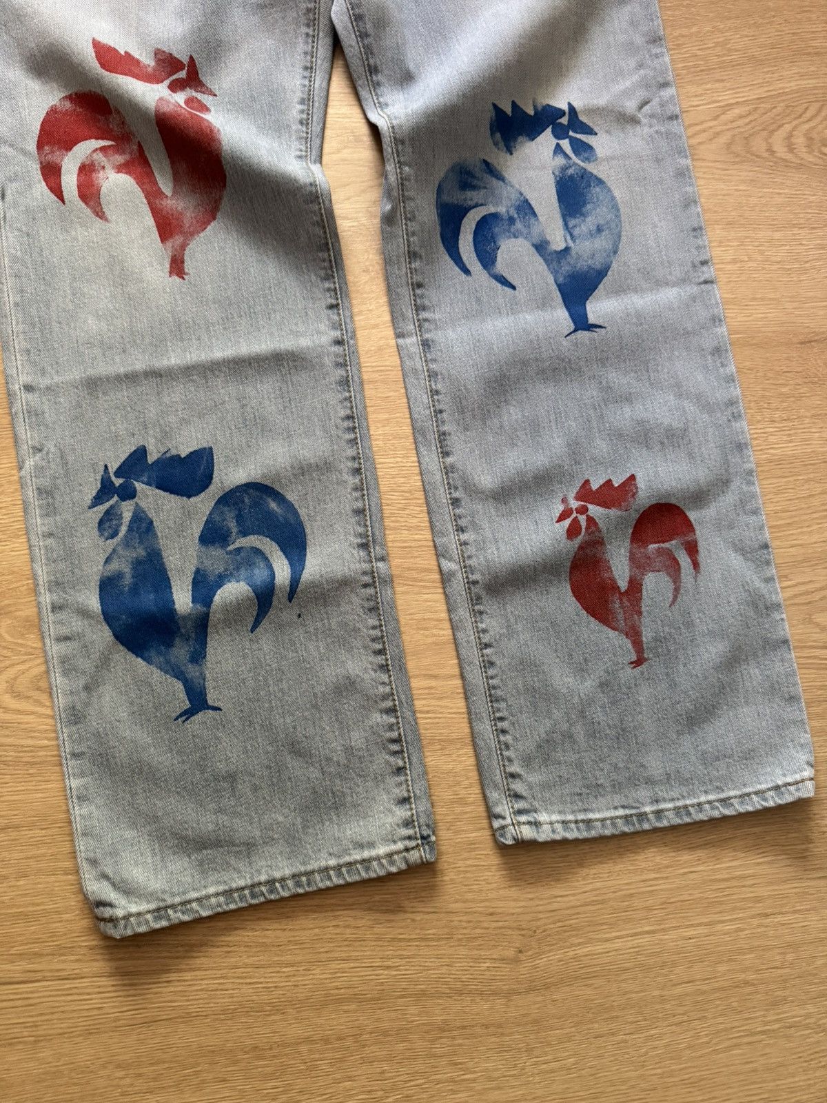 Japanese Brand Vintage Lee Cooper y2k Baggy Blue Jeans France Pants Size US 34 / EU 50 - 3 Thumbnail
