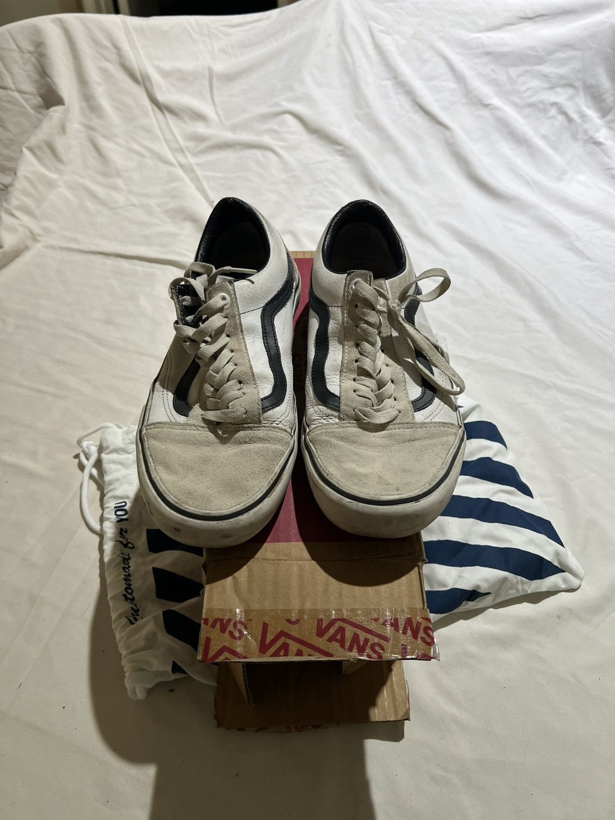 Vans Vans Custom "Momento Mori" Old Skools Size US 11 / EU 44 - 2 Thumbnail