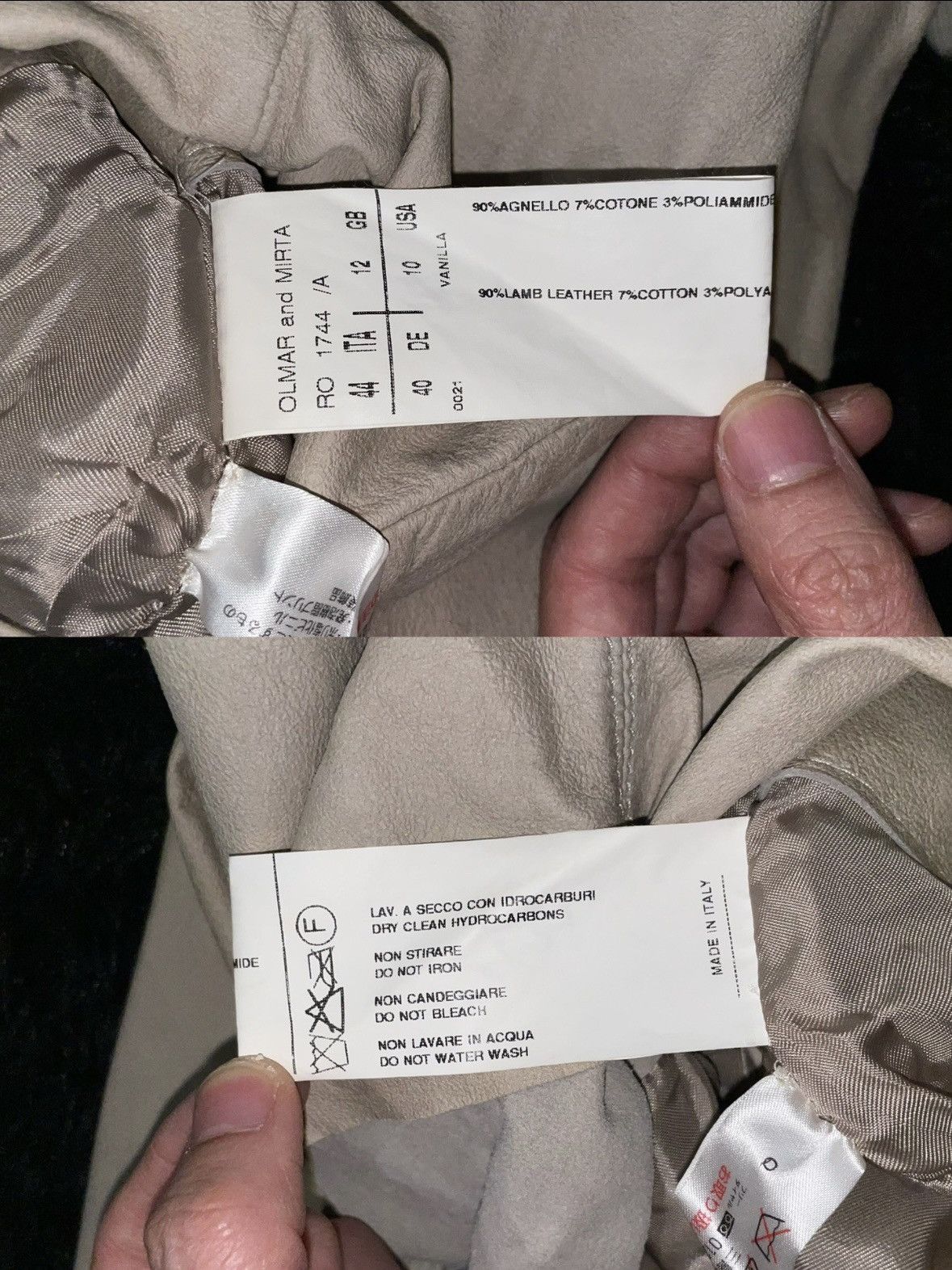 Rick Owens Rick Owen’s olmar n mirta leather jacket Size US S / EU 44-46 / 1 - 4 Thumbnail