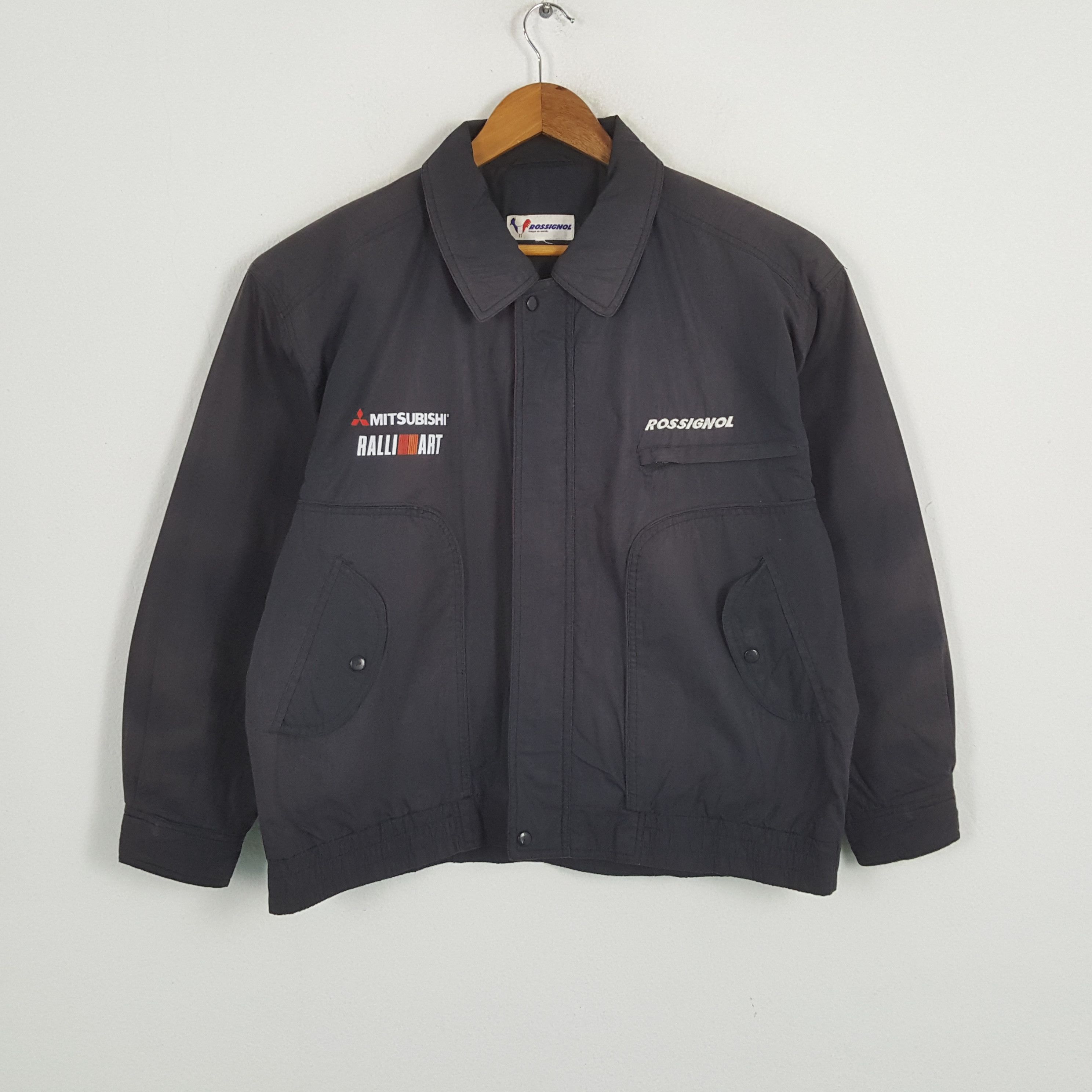 Japanese Brand × Vintage Vintage MITSUBISHI RALLI ART Japanese Racing Custom Jacket Size US L / EU 52-54 / 3 - 3 Thumbnail