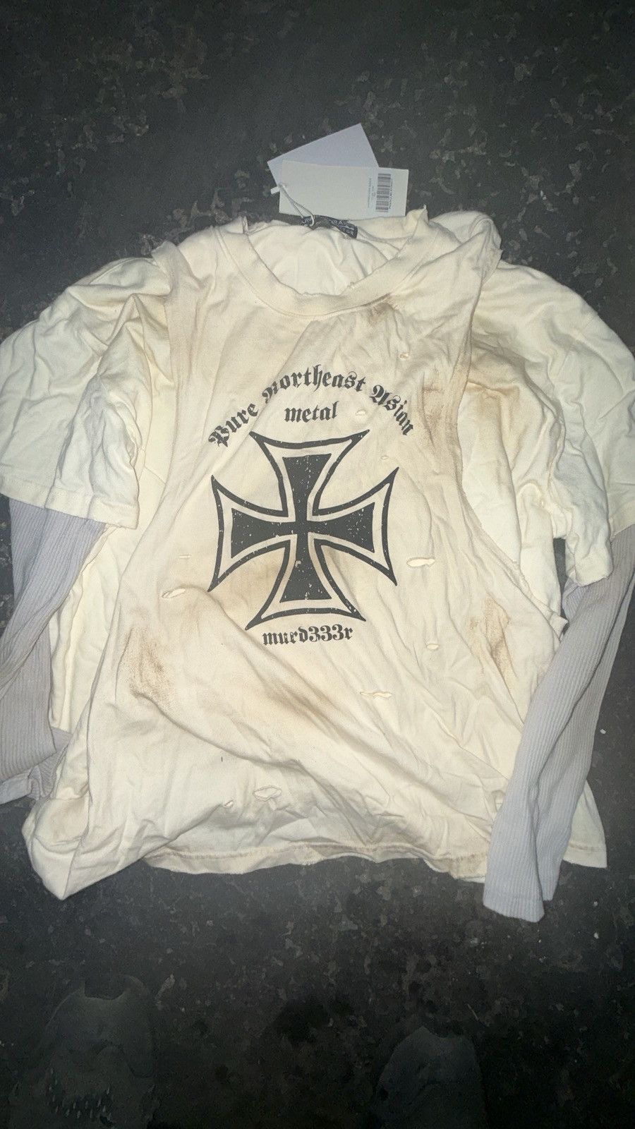 murd333r.fm Project GR x Murd333r.fm triple layered long sleeve