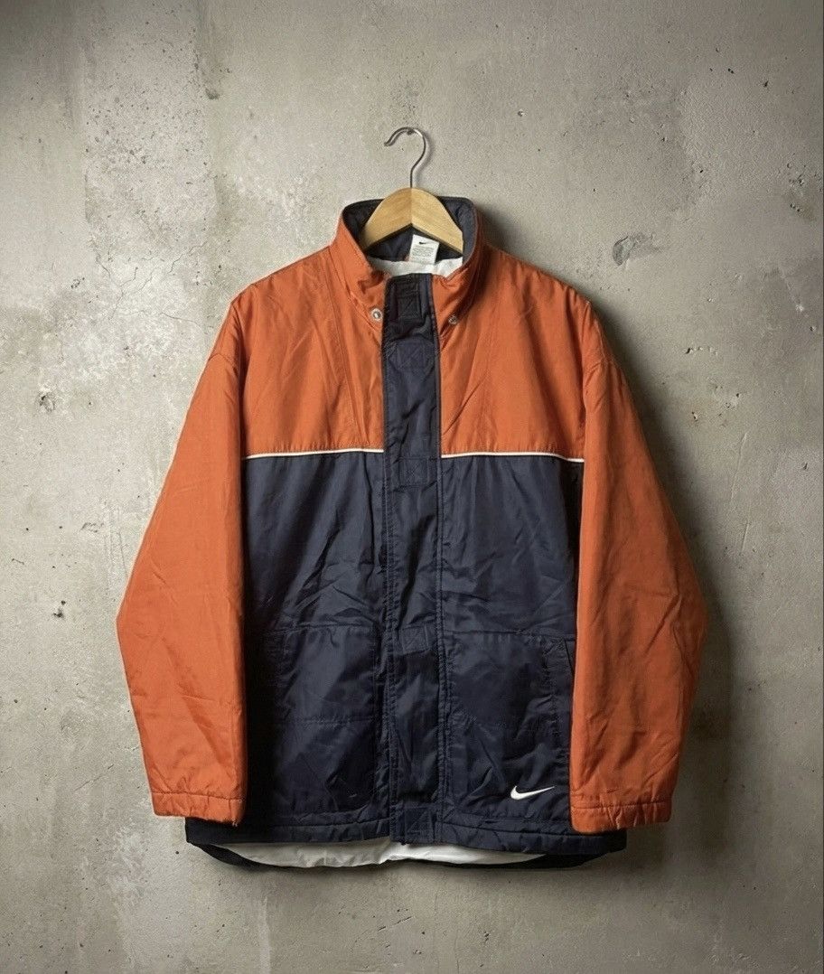 Nike Vintage Nike Parka Down Jacket 90s Y2K Size US L / EU 52-54 / 3 - 1 Thumbnail