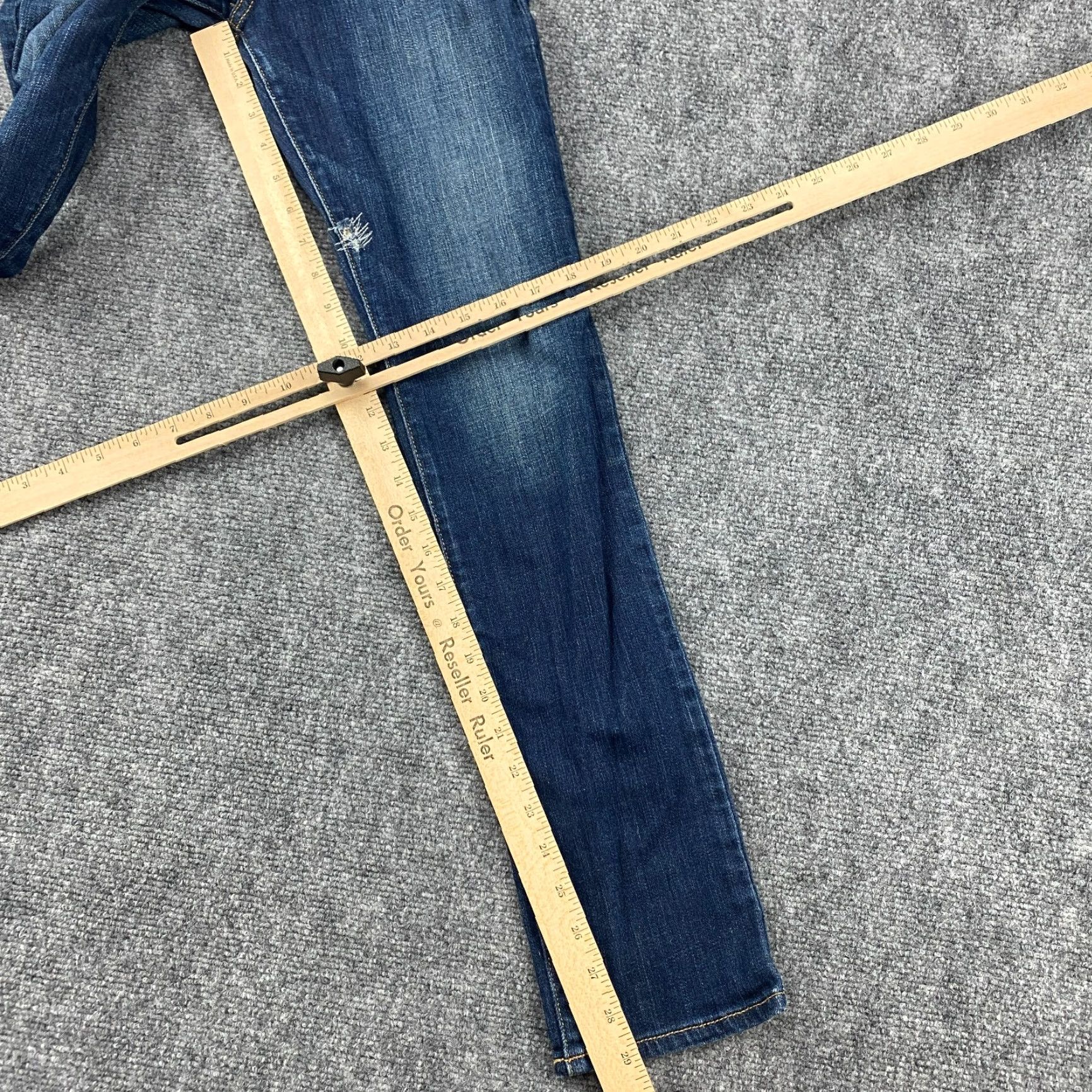 Abercrombie & Fitch Abercrombie & Fitch Jeans Womens 4S Blue Skinny Low Rise Modified Stitch Size 27" / US 4 / IT 40 - 7 Thumbnail