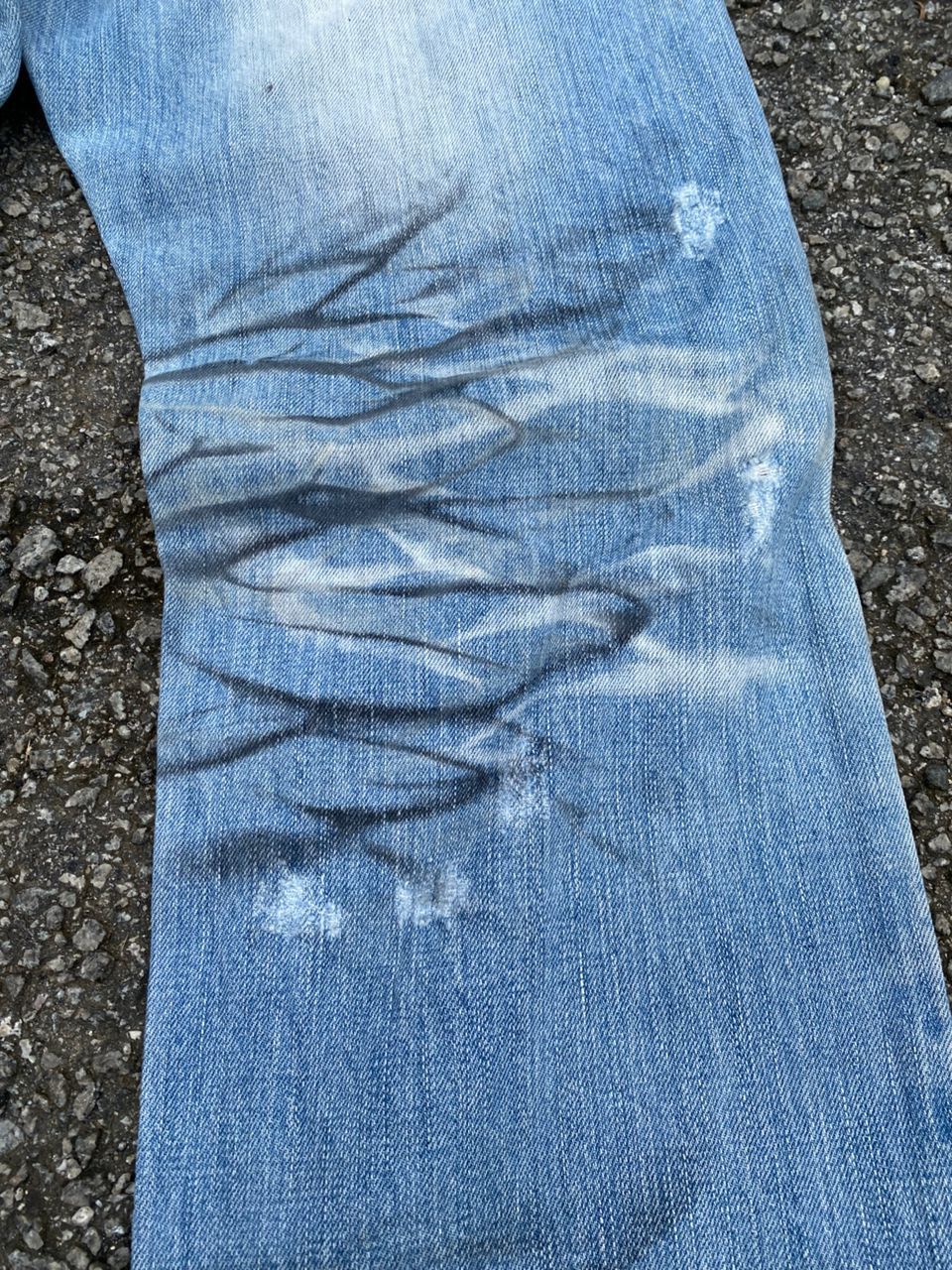Japanese Brand VINTAGE URBAN BLEACH COLOUR DISTRESSED DENIM Size US 33 - 11 Thumbnail
