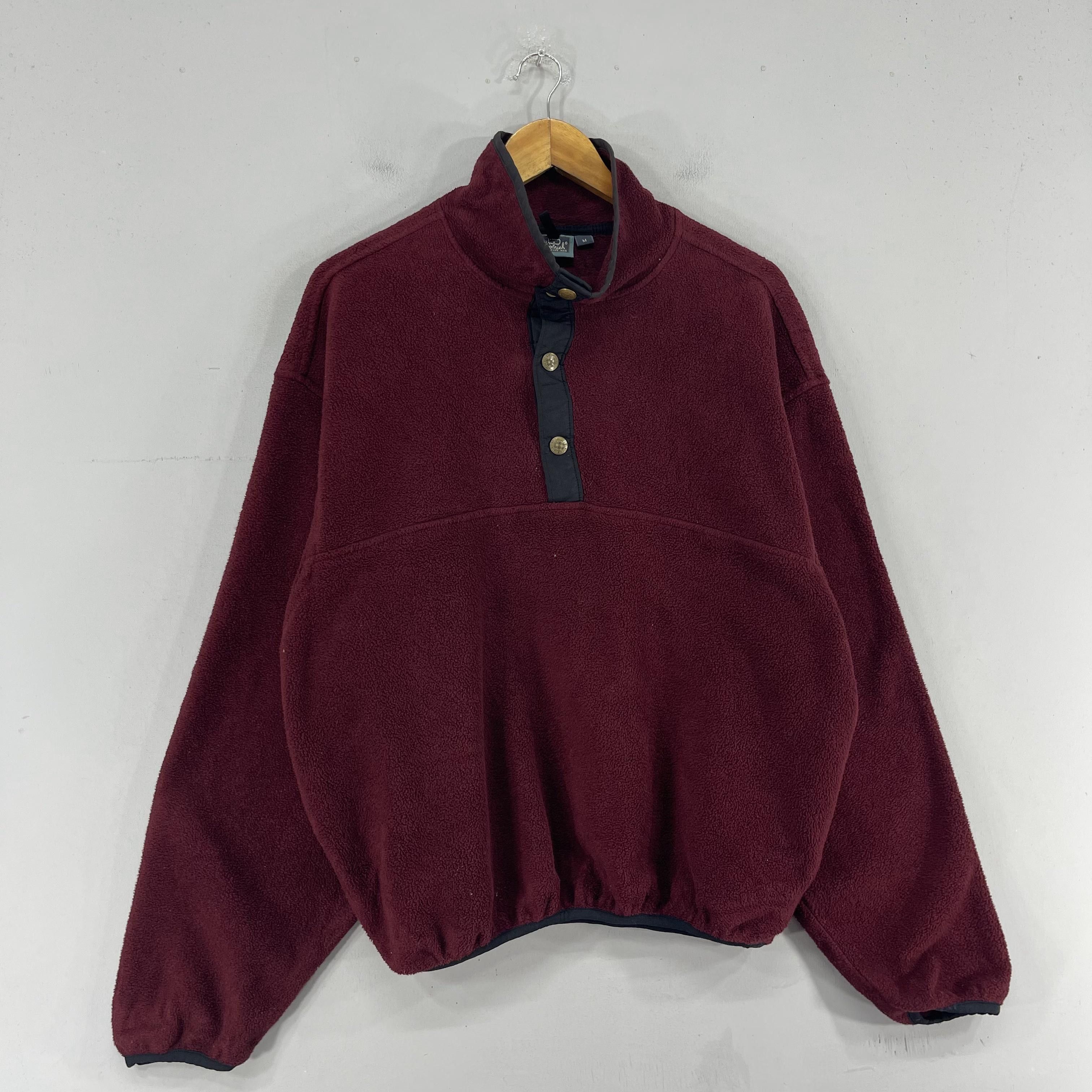 Vintage × Woolrich Woolen Mills Vintage WOOLRICH Pullover Fleece Jacket Button Up Size US M / EU 48-50 / 2 - 3 Thumbnail
