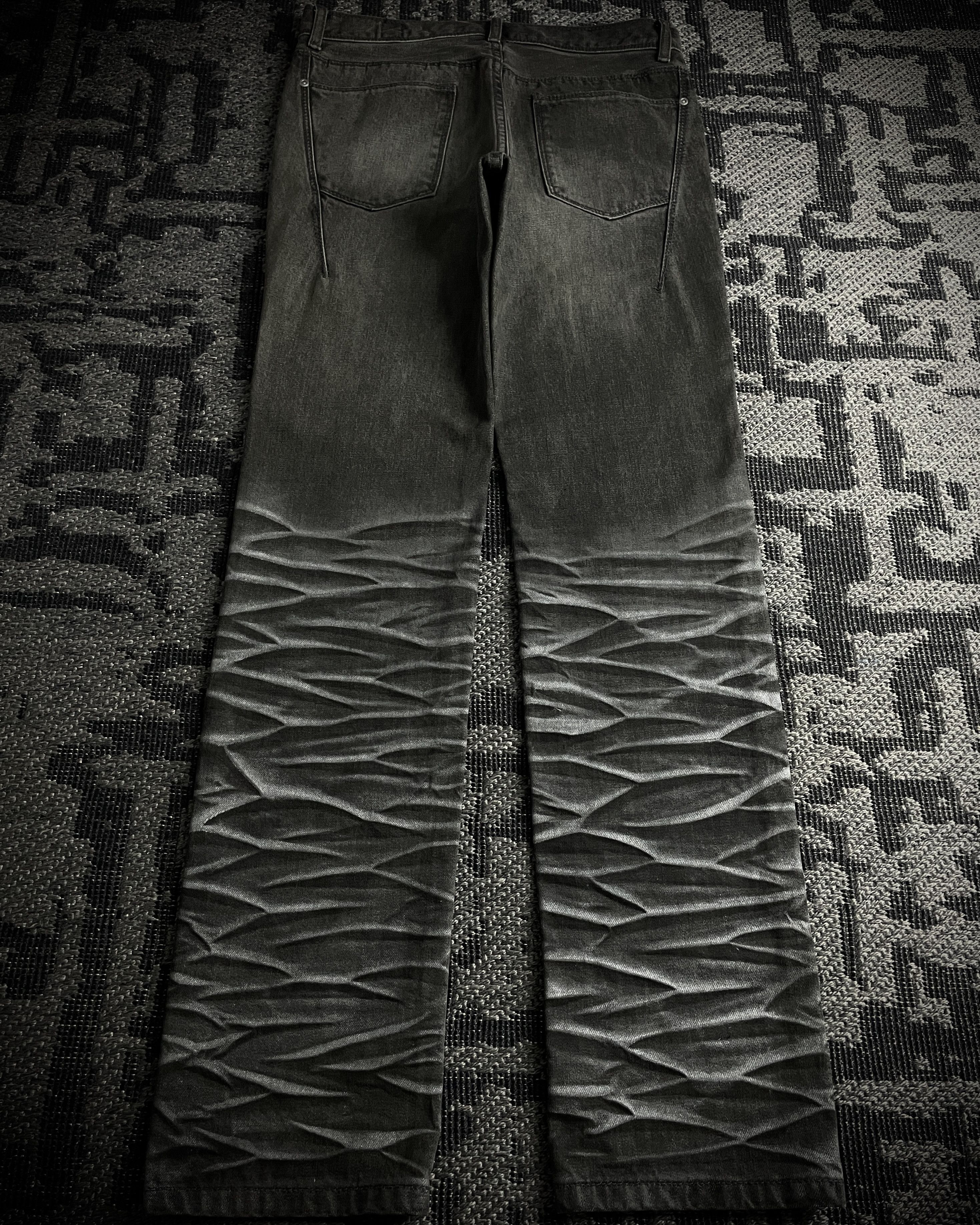 semanticdesign Semantic Design Whiskered Faded Skinny Jeans Size US 31 - 5 Thumbnail