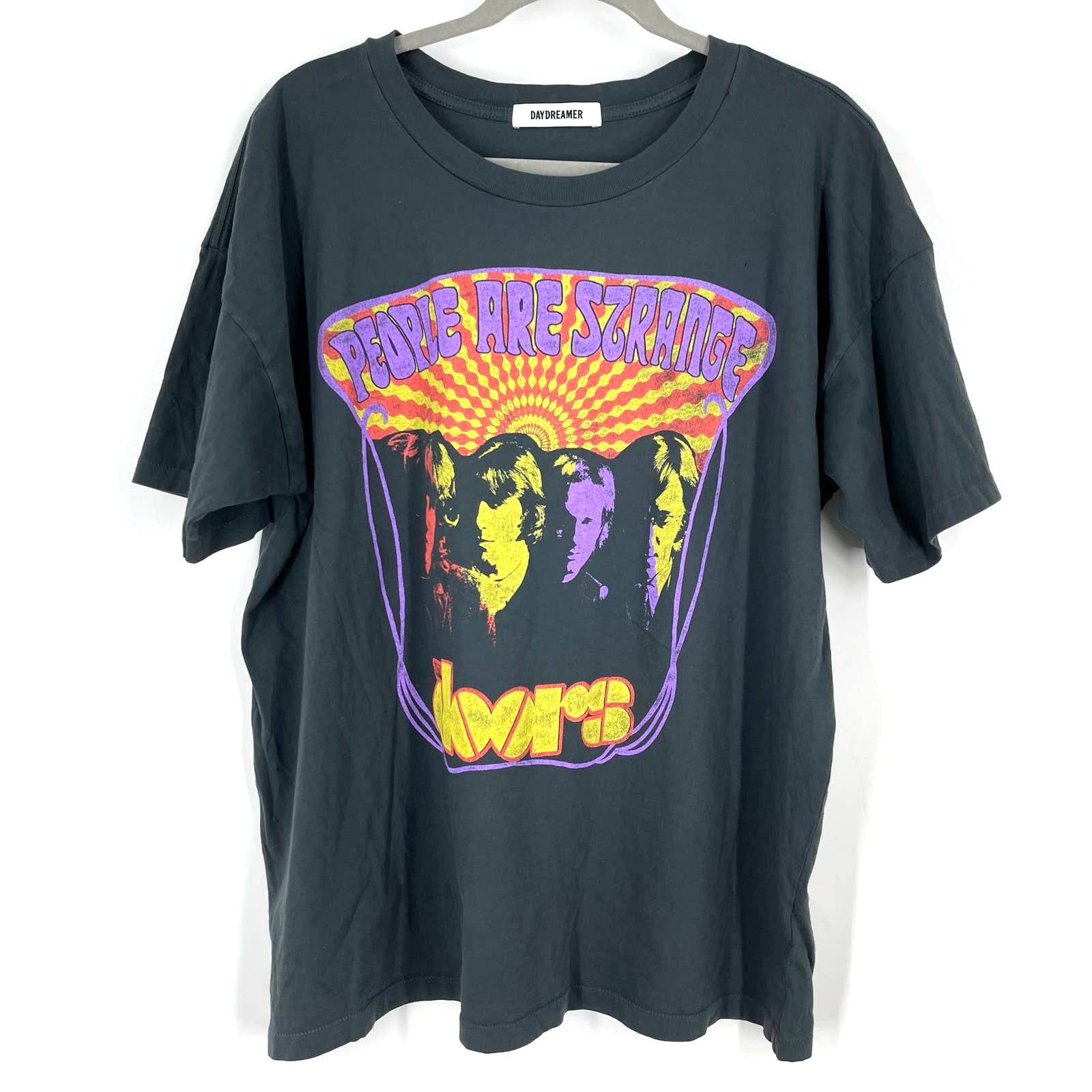Daydreamer Daydreamer The Doors When You're Strange Merch Tee Black Size M / US 6-8 / IT 42-44 - 1 Thumbnail