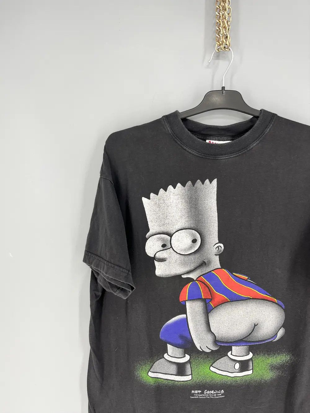 Vintage Vintage Bart Simpson 1998 Matt Groening Boxy Fit Redwood But Size US XL / EU 56 / 4 - 4 Thumbnail