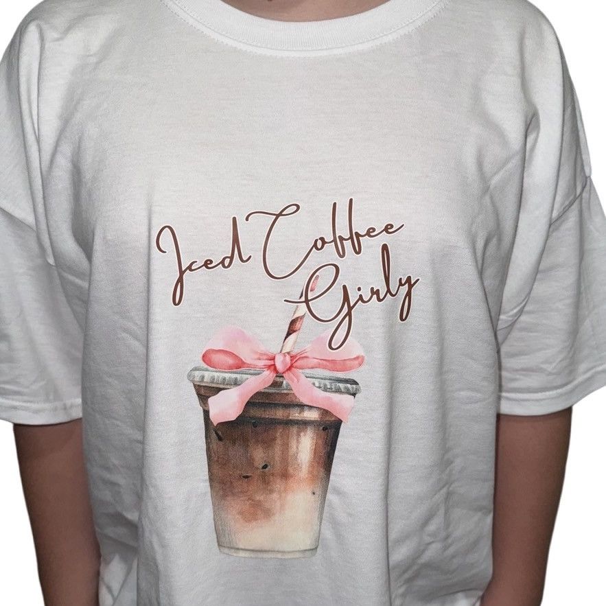 Designer Woman’s iced coffee tee shirt Size M / US 6-8 / IT 42-44 - 1 Preview