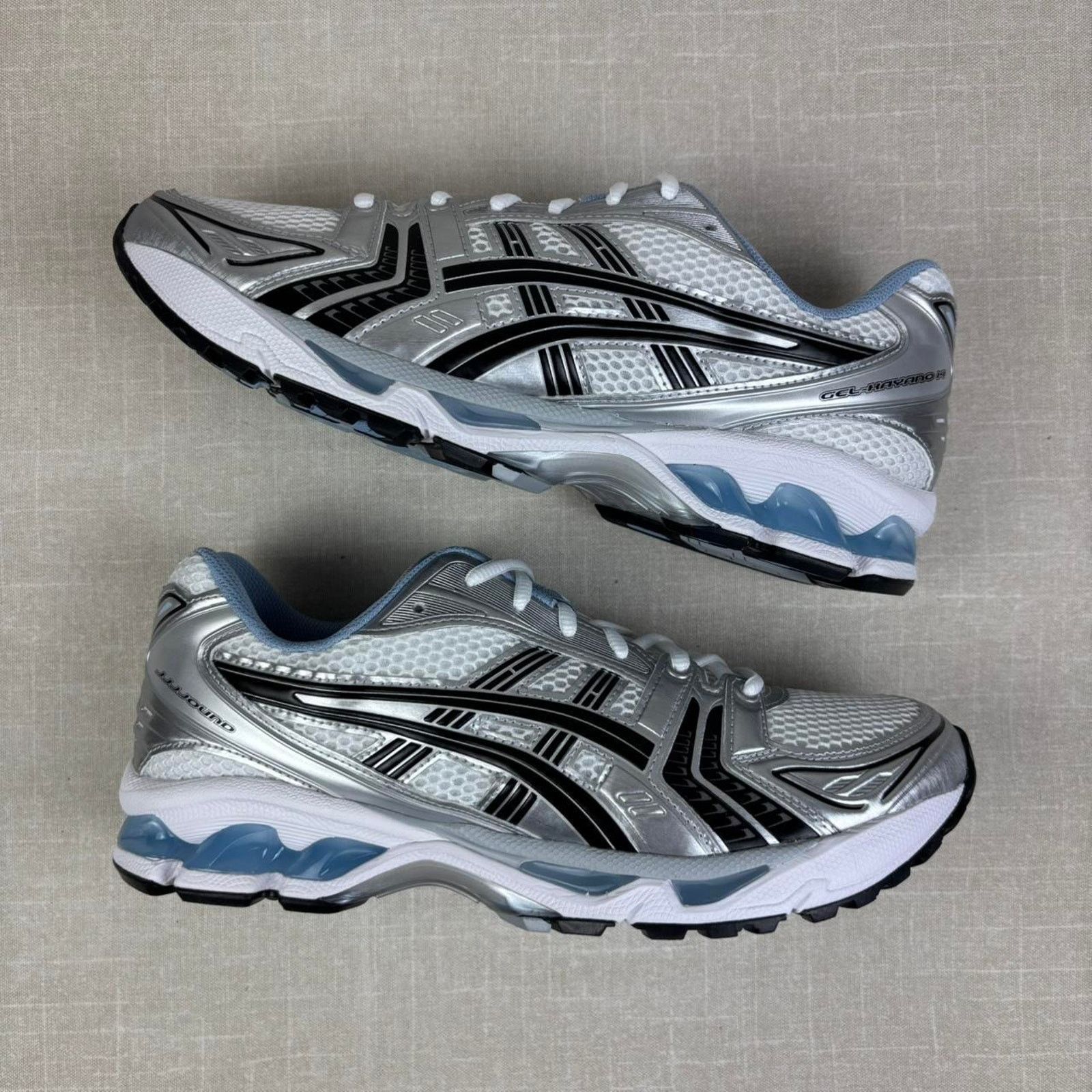 JJJJound × Asics Gel-Kayano 14 Blue 25cm ASICS Gel-Kayano 14 JJJJound White Blue | Asics – Kulture Klash