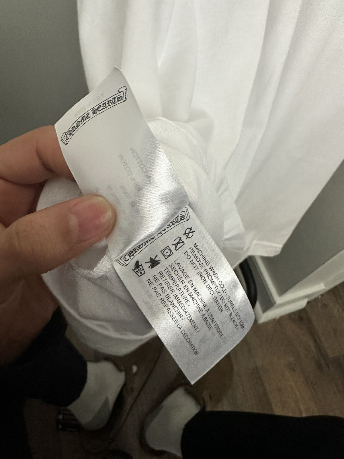 Chrome Hearts Brand New Chrome Hearts USA Pocket Tee Size US L / EU 52-54 / 3 - 5 Thumbnail