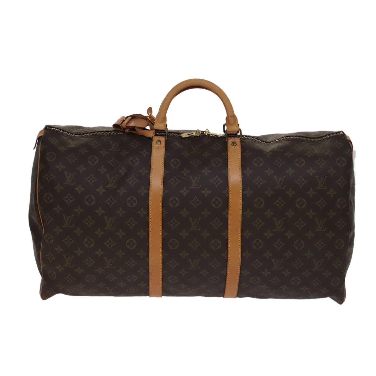 Louis Vuitton Keepall 60 Brown Canvas Travel Bag (Pre-Owned) Size ONE SIZE - 1 Thumbnail