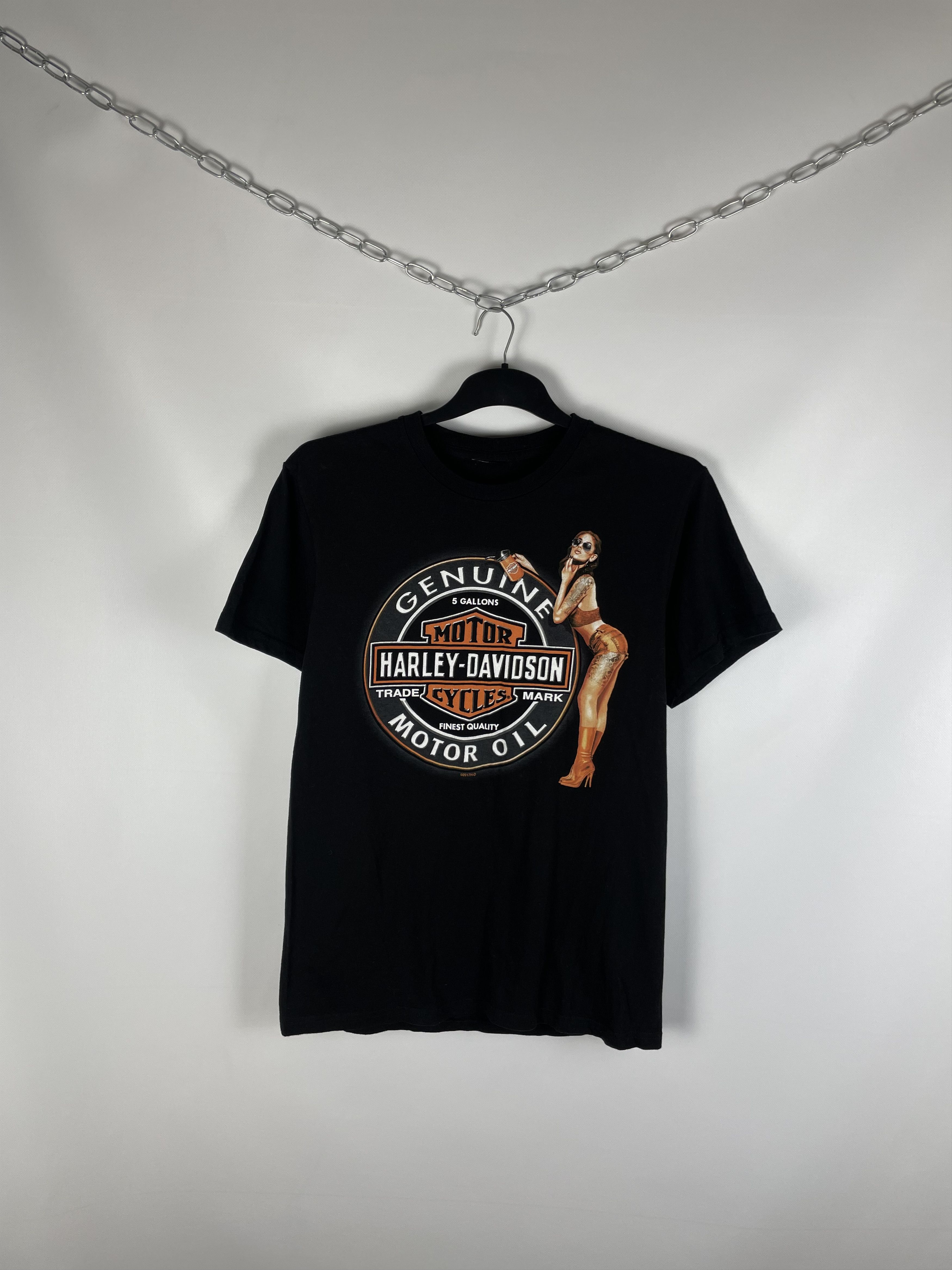Harley Davidson Vintage HARLEY DAVIDSON Tee Graphic T Shirt Size US L / EU 52-54 / 3 - 1 Thumbnail