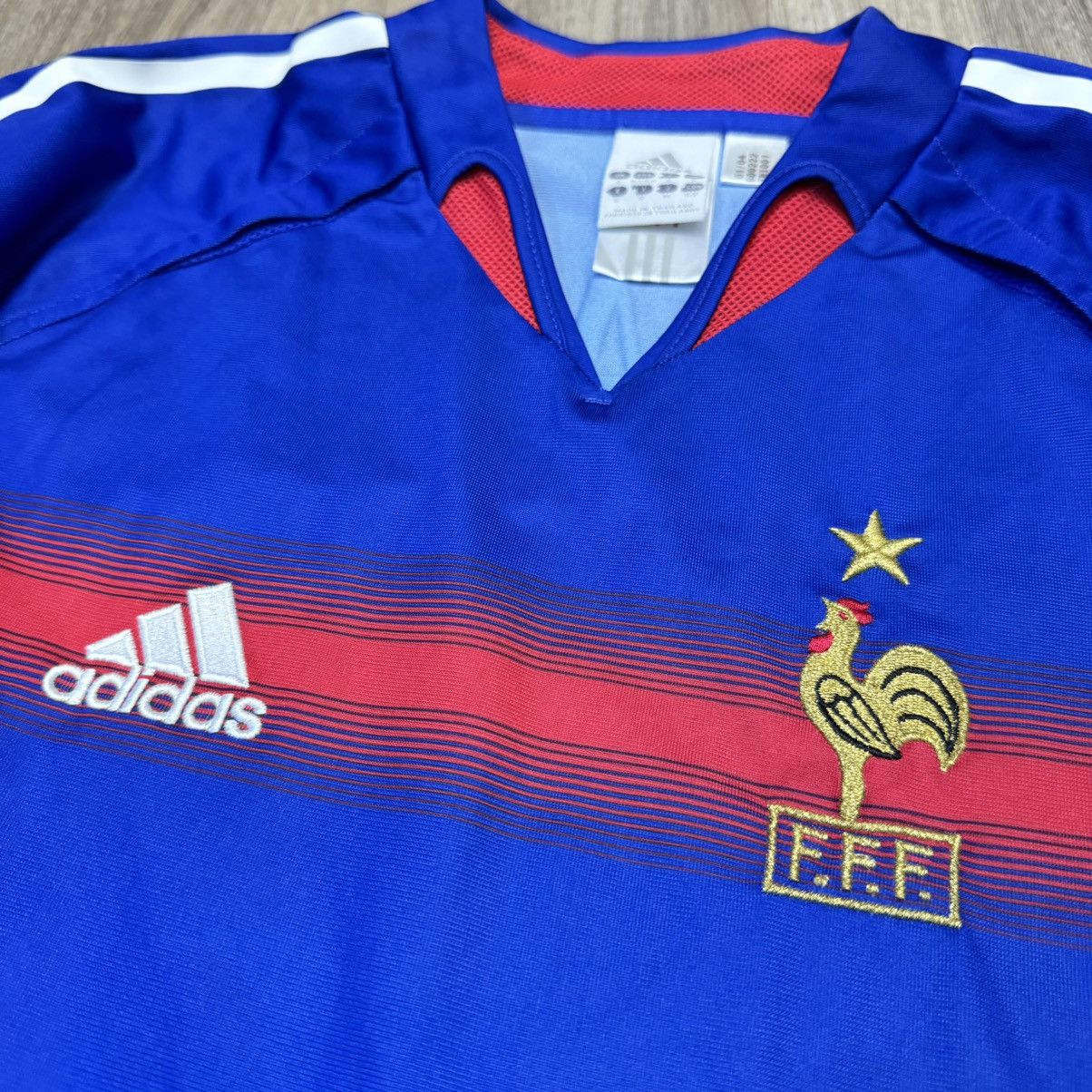 Adidas France 04/05 home shirt #10 Zidane Size US S / EU 44-46 / 1 - 3 Thumbnail