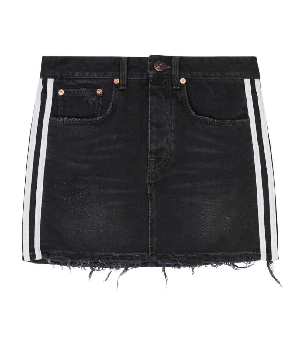 image of Adidas x Balenciaga O1Srvl11E0424 Mini Skirt In Black, Women's (Size 32)