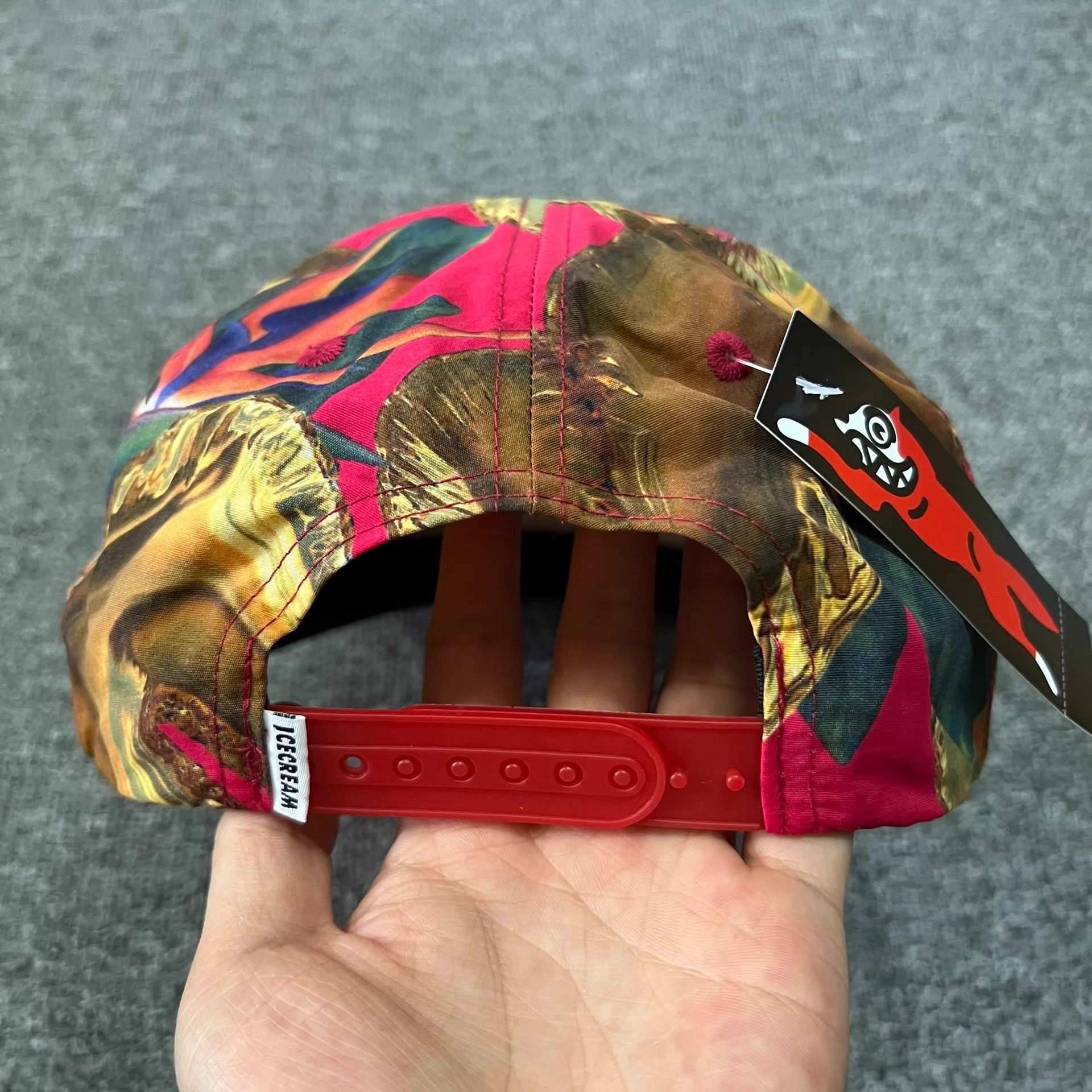 Billionaire Boys Club BBC ICECREAM Flying Dog Flat Brim Baseball Cap Q7 Size ONE SIZE - 7 Thumbnail