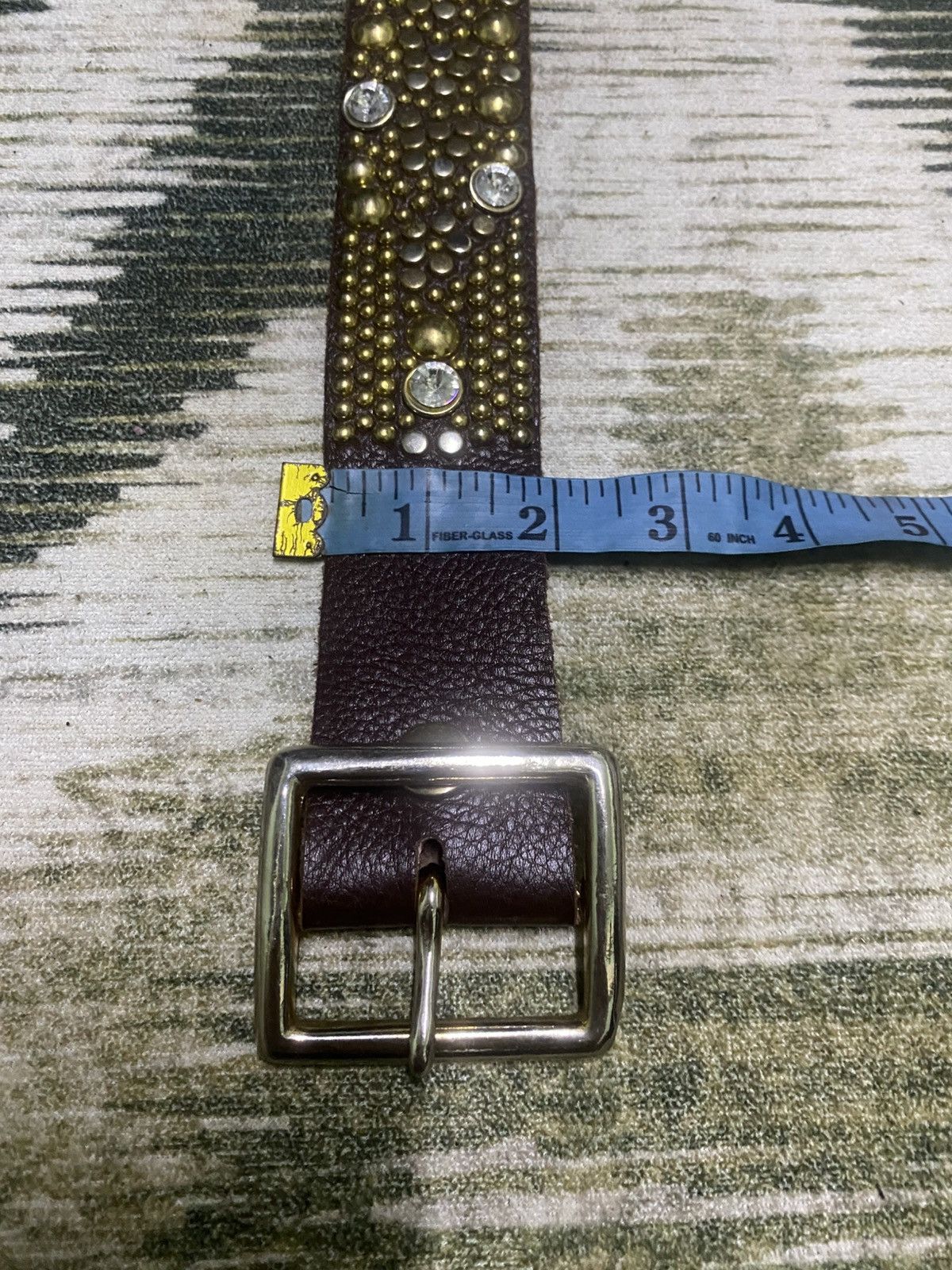Japanese Brand × KMRii × Yasuyuki Ishii (SENDOFFER) Vintage Full Leather Belt Size ONE SIZE - 10 Thumbnail
