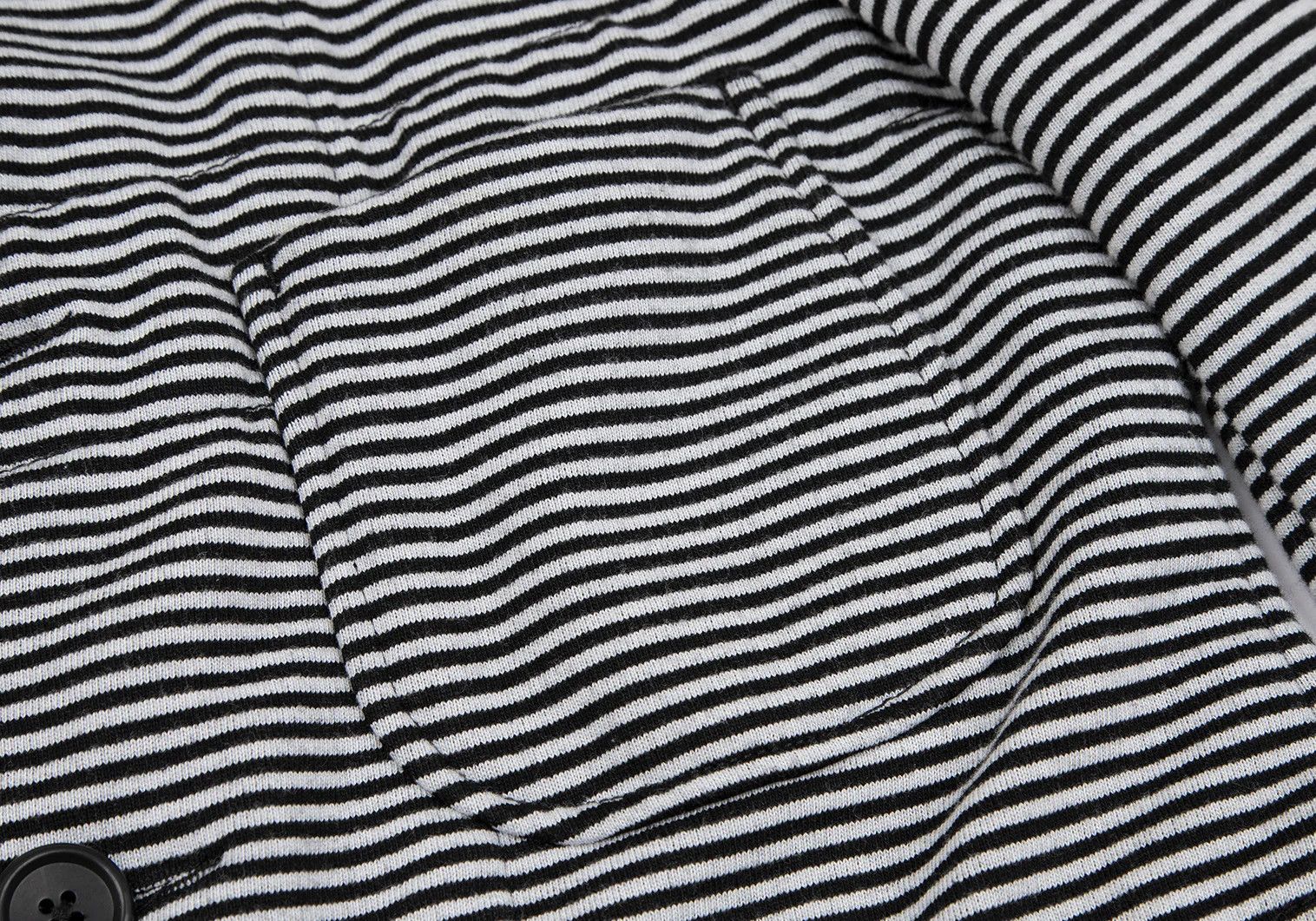 Engineered Garments Cotton-Polyester Striped Sweat Jacket in Gray and Black, XS Size US XS / EU 42 / 0 - 7 Thumbnail