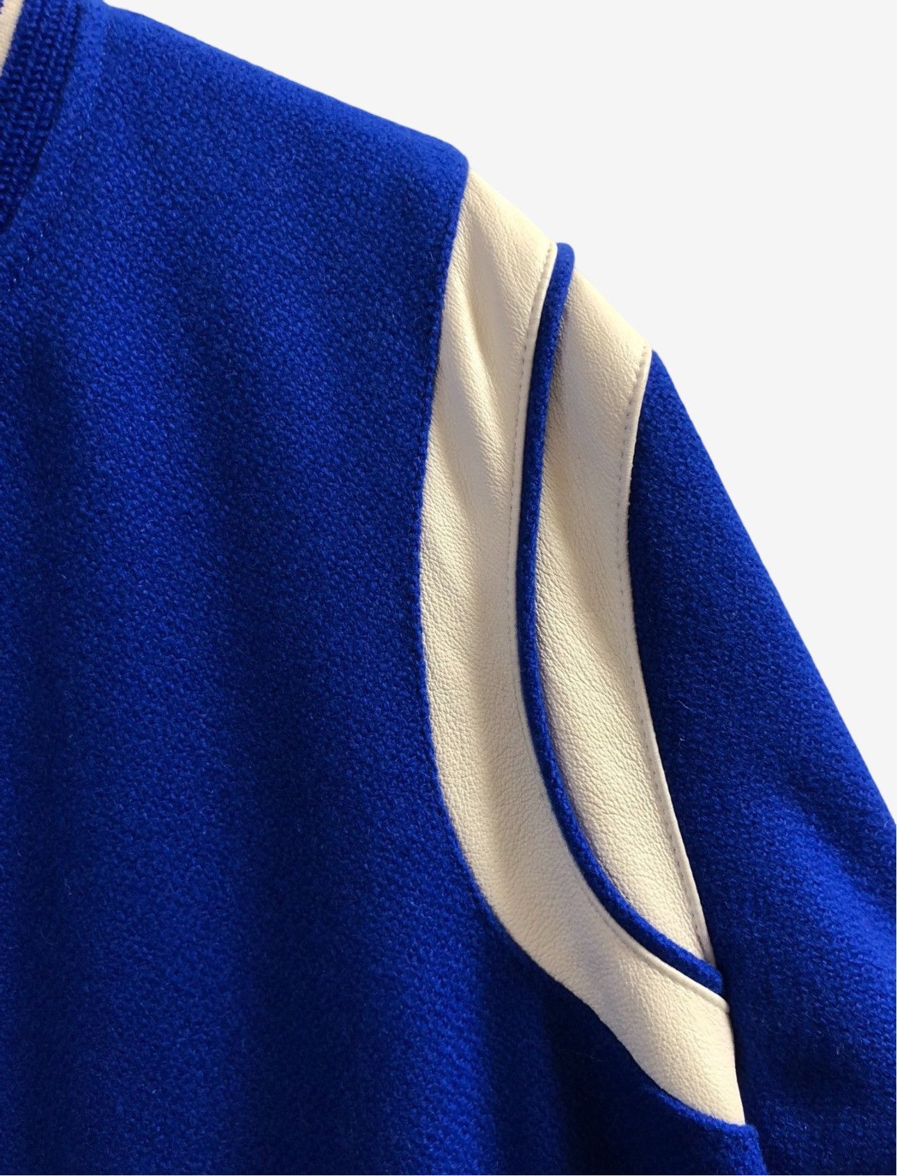 Saint Laurent Paris Saint Laurent Paris Blue Teddy Jacket Sz.56 Size US XL / EU 56 / 4 - 5 Thumbnail
