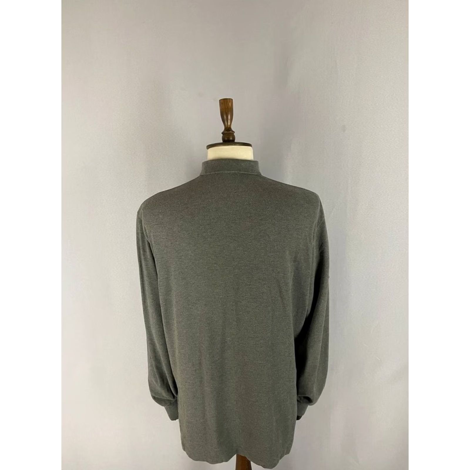 Polo Ralph Lauren Polo Ralph Lauren Rugby Shirt Size L Gray Cotton Long Sleeve Polo Mens Size US L / EU 52-54 / 3 - 2 Thumbnail