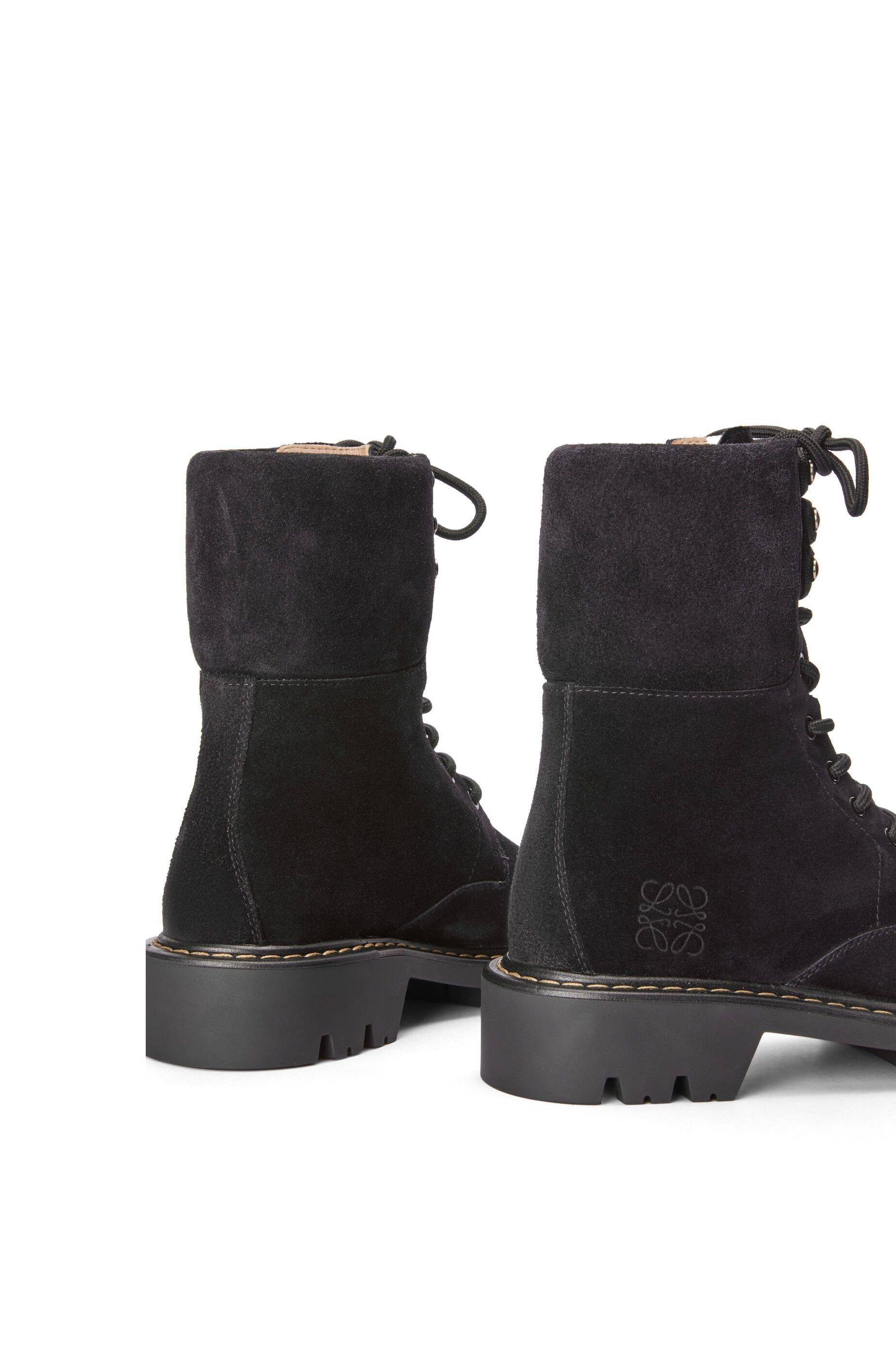 Loewe o1in1g0426 Sierra Combat Boots in Black Size US 8 / IT 38 - 5 Thumbnail