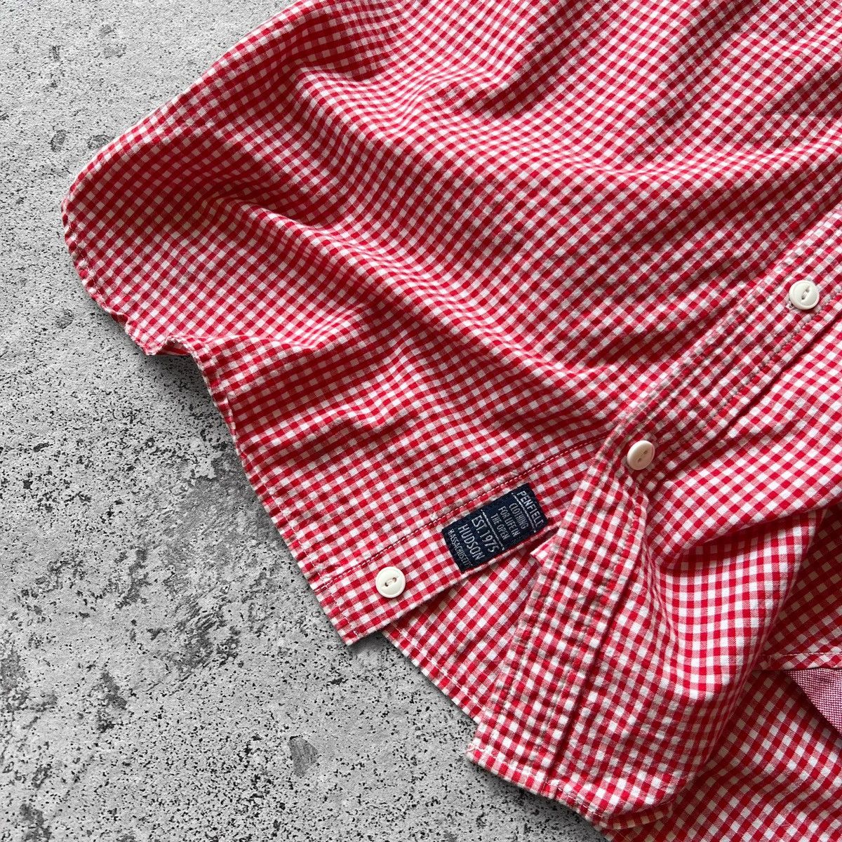 Designer × Penfield Penfield Mens Check Red White Long Sleeve Button Shirt Size US M / EU 48-50 / 2 - 5 Thumbnail