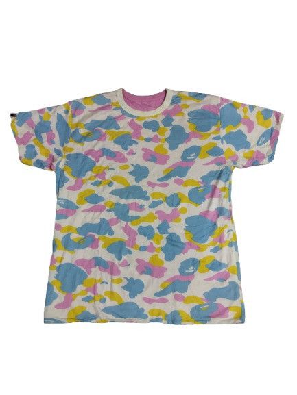 Bape Bape Reversible Multi Camo Tee Size US L / EU 52-54 / 3 - 1 Thumbnail