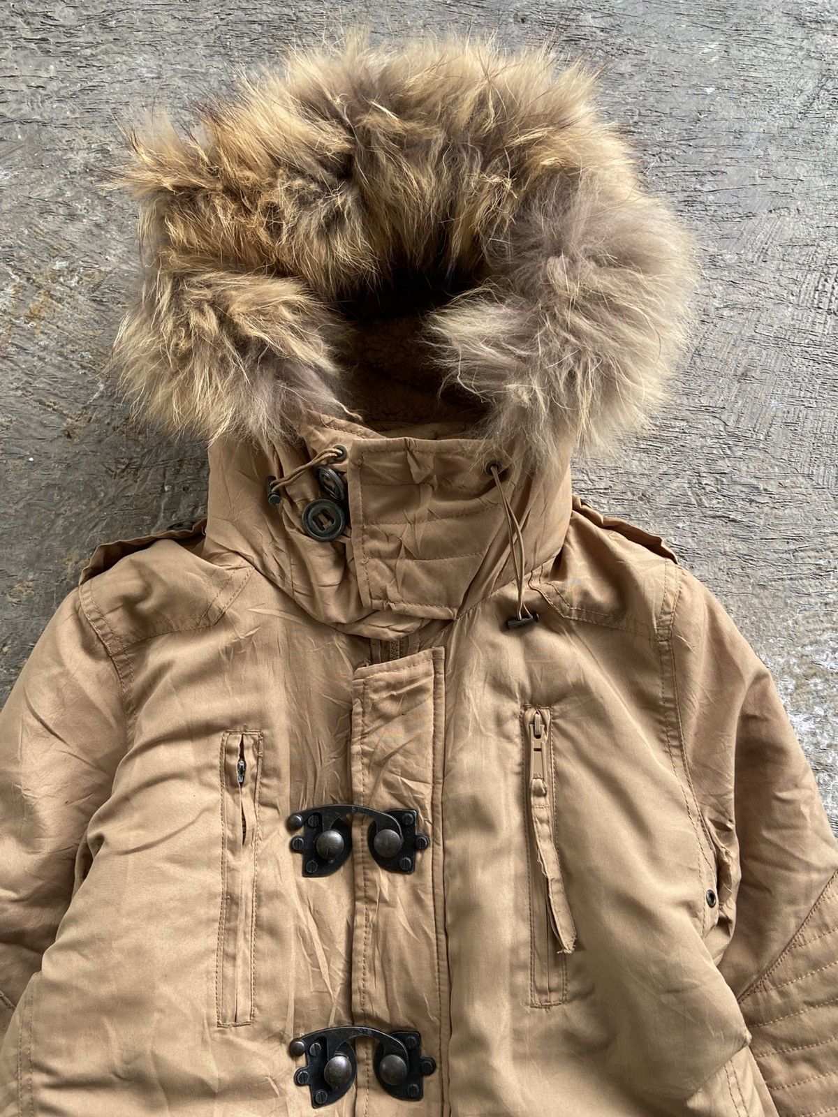 14th Addiction 2000s SLY - Vkei Apocalypse 14th Style Thumbhole Fur Jacket Size US M / EU 48-50 / 2 - 3 Thumbnail