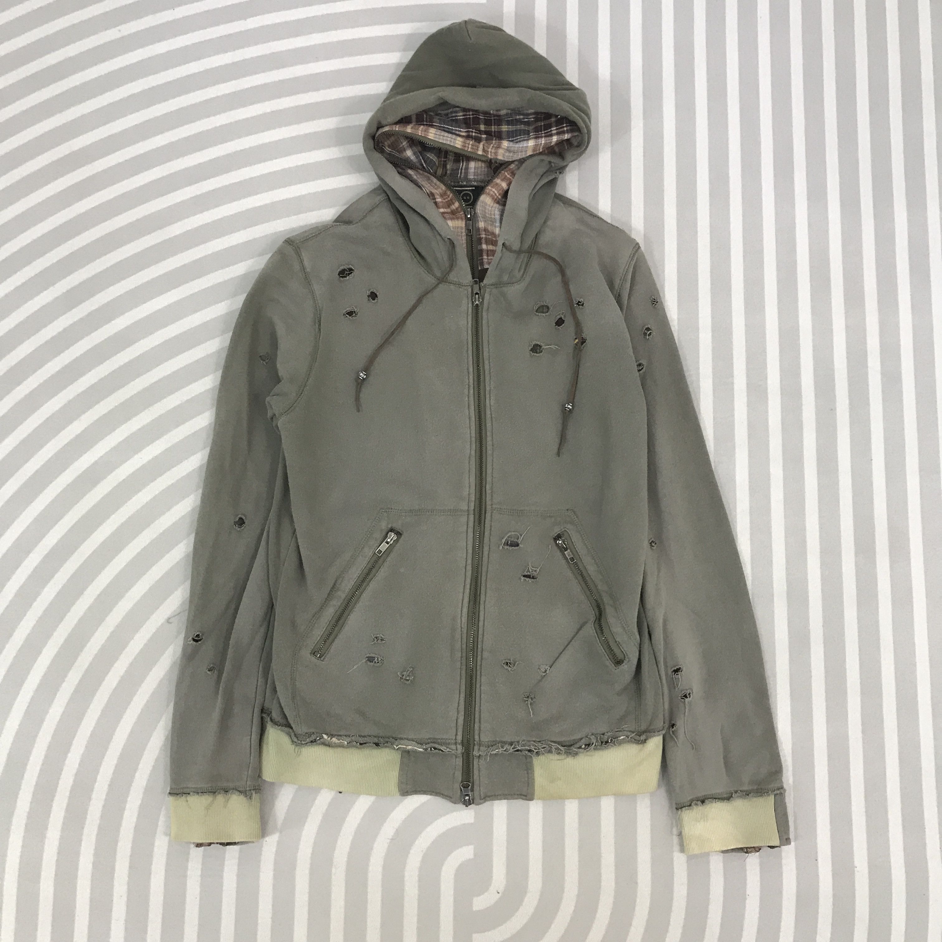 Japanese Brand Vintage Breathmint Distressed Style hoodie Jacket Size US L / EU 52-54 / 3 - 1 Thumbnail