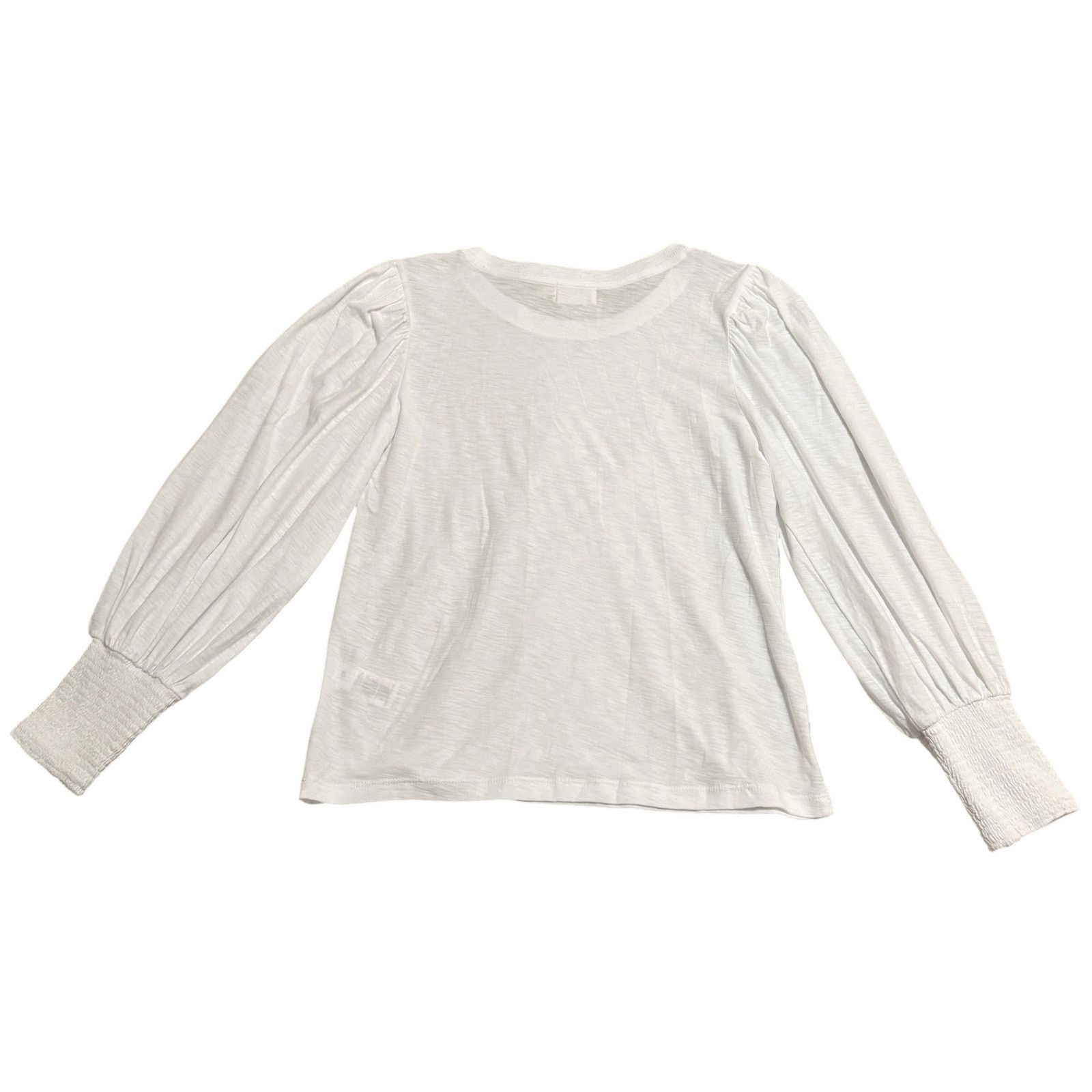 Nation LTD Nation Loren Smocked Peasant Tee Top Pima Cotton Medium Size M / US 6-8 / IT 42-44 - 9 Thumbnail
