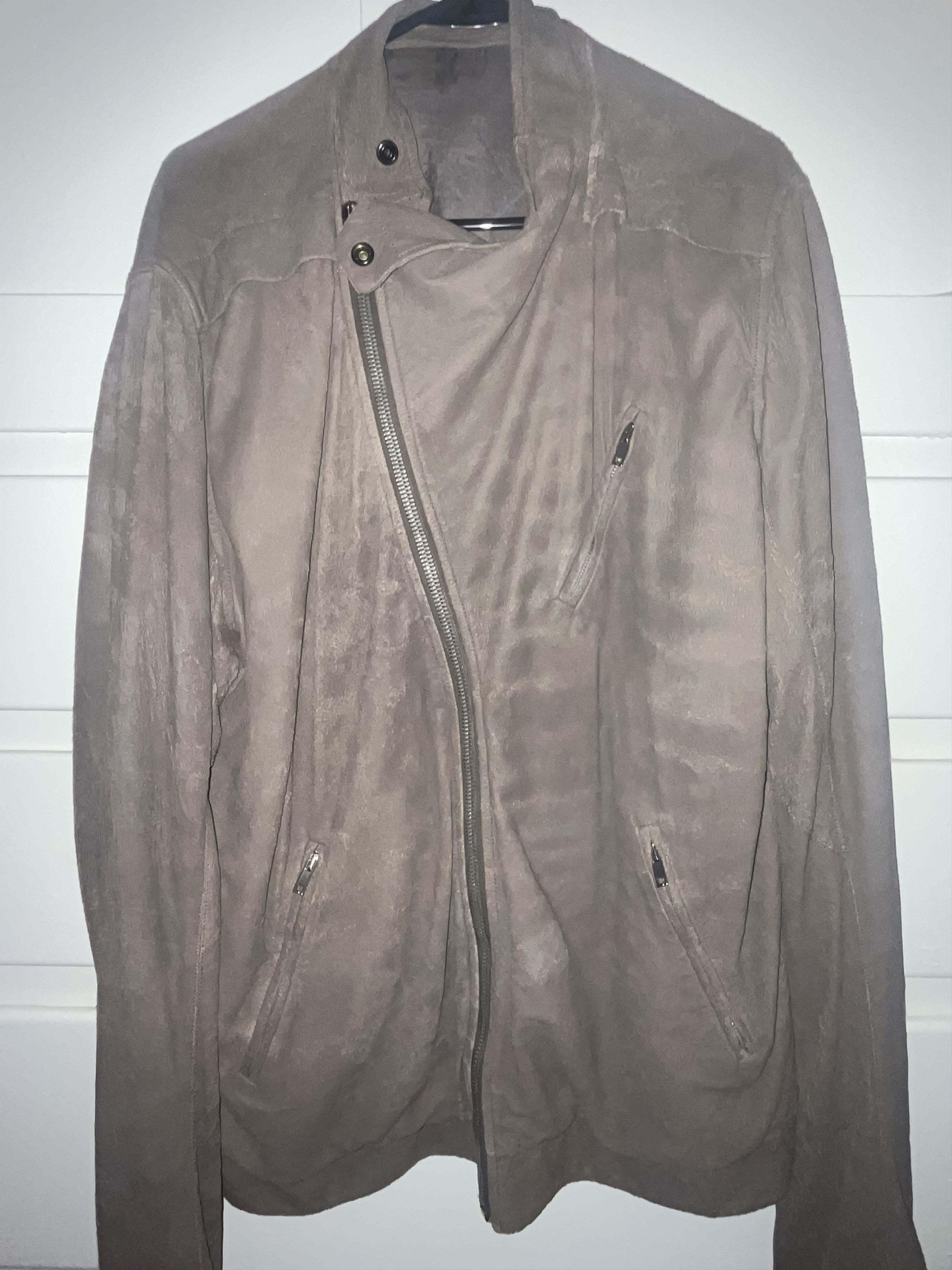 Rick Owens Rick Owens Blistered Cracked Lamb Leather Jacket Size US XXL / EU 58 / 5 - 20 Thumbnail