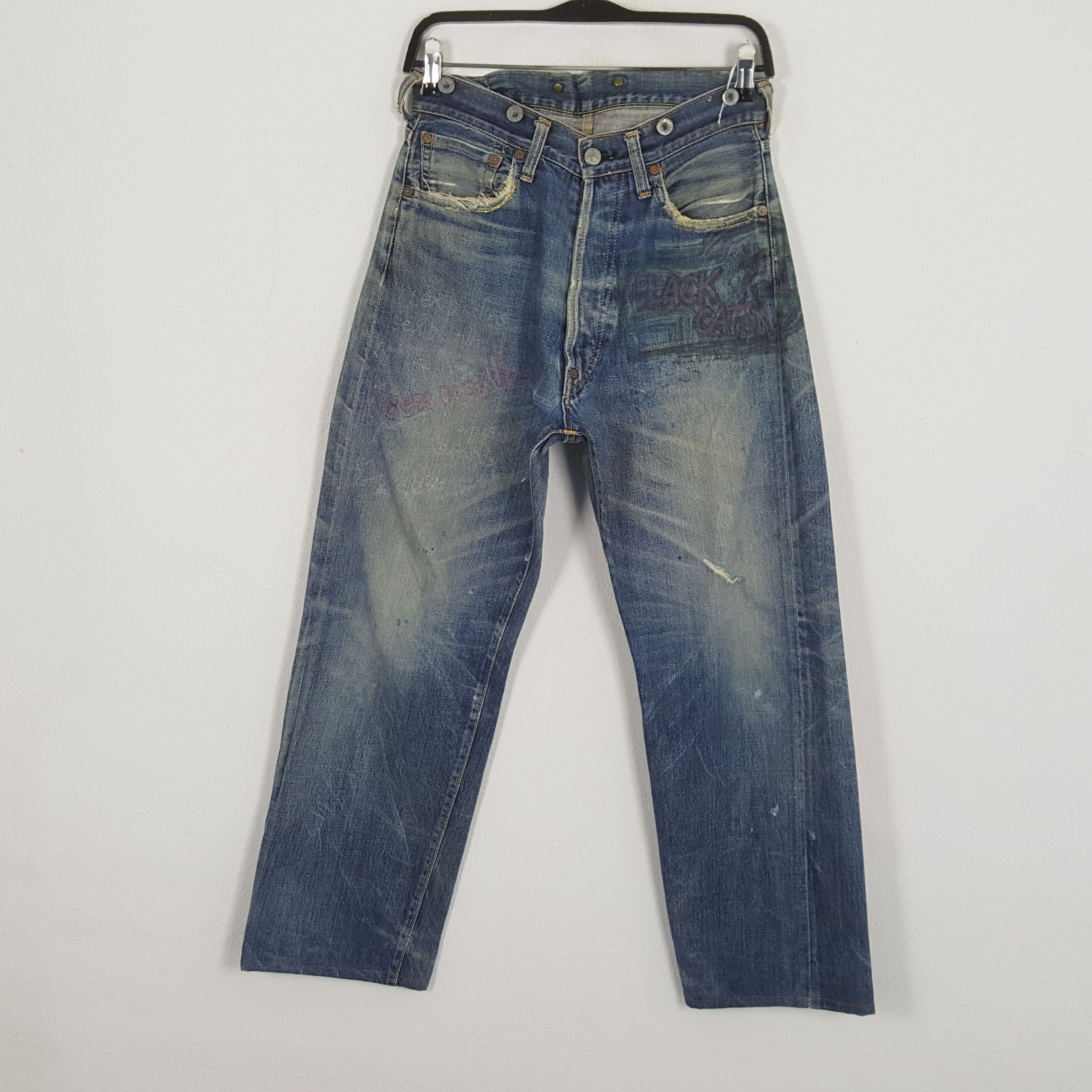 Japanese Brand × Vintage EVIS Japanese Brand Streetwear Custom Daicock Jeans Size US 28 / EU 44 - 4 Thumbnail