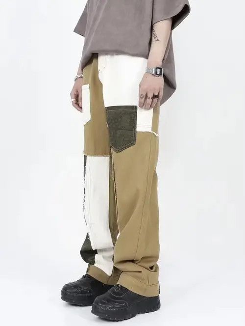 Japanese Brand × Vintage Fashion patchwork pants with bandana print Size US 30 / EU 46 - 3 Thumbnail