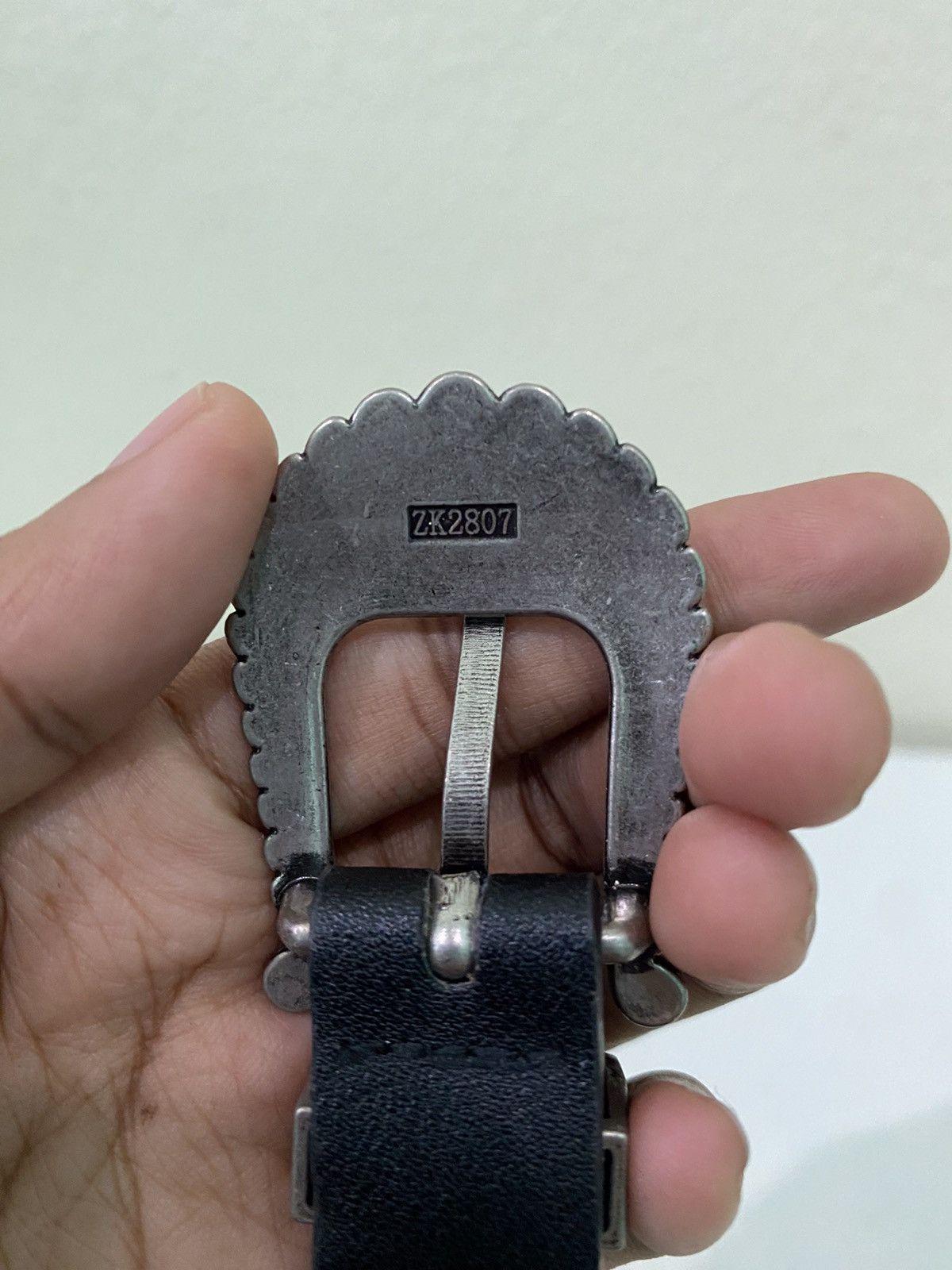 Vintage Navajo Design Buckle Belt Size ONE SIZE - 6 Thumbnail