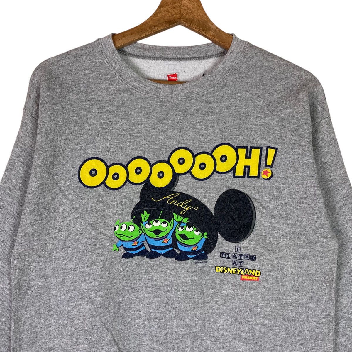 Hanes Vintage Hanes X Disney Pullover Jumper Sweatshirt Size US XXL / EU 58 / 5 - 2 Thumbnail