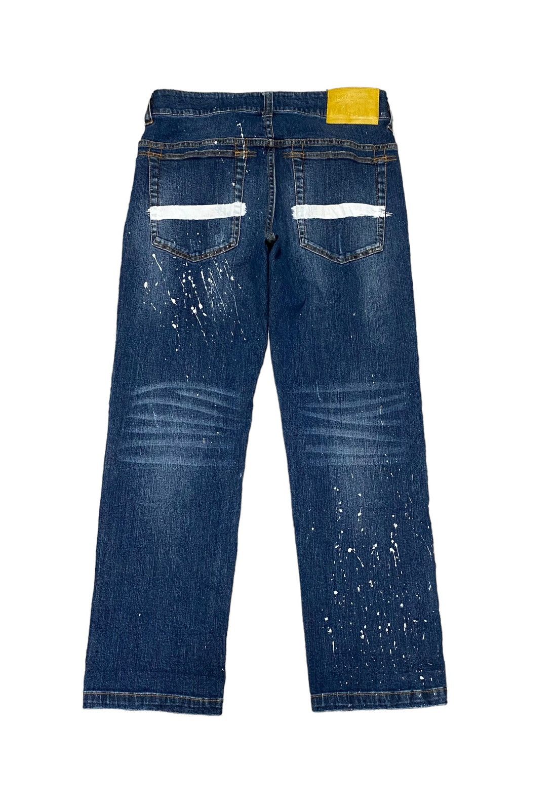 Nesta painted distressed jeans