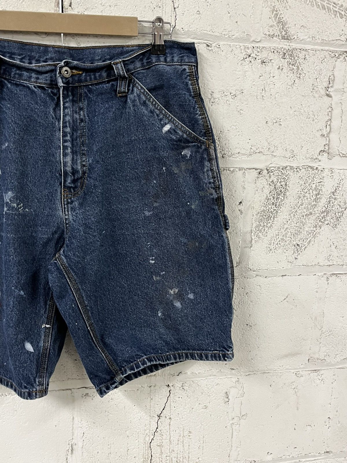 Carhartt Distressed jorts baggy, skater carpenter cargo streetwear Size US 34 / EU 50 - 3 Thumbnail