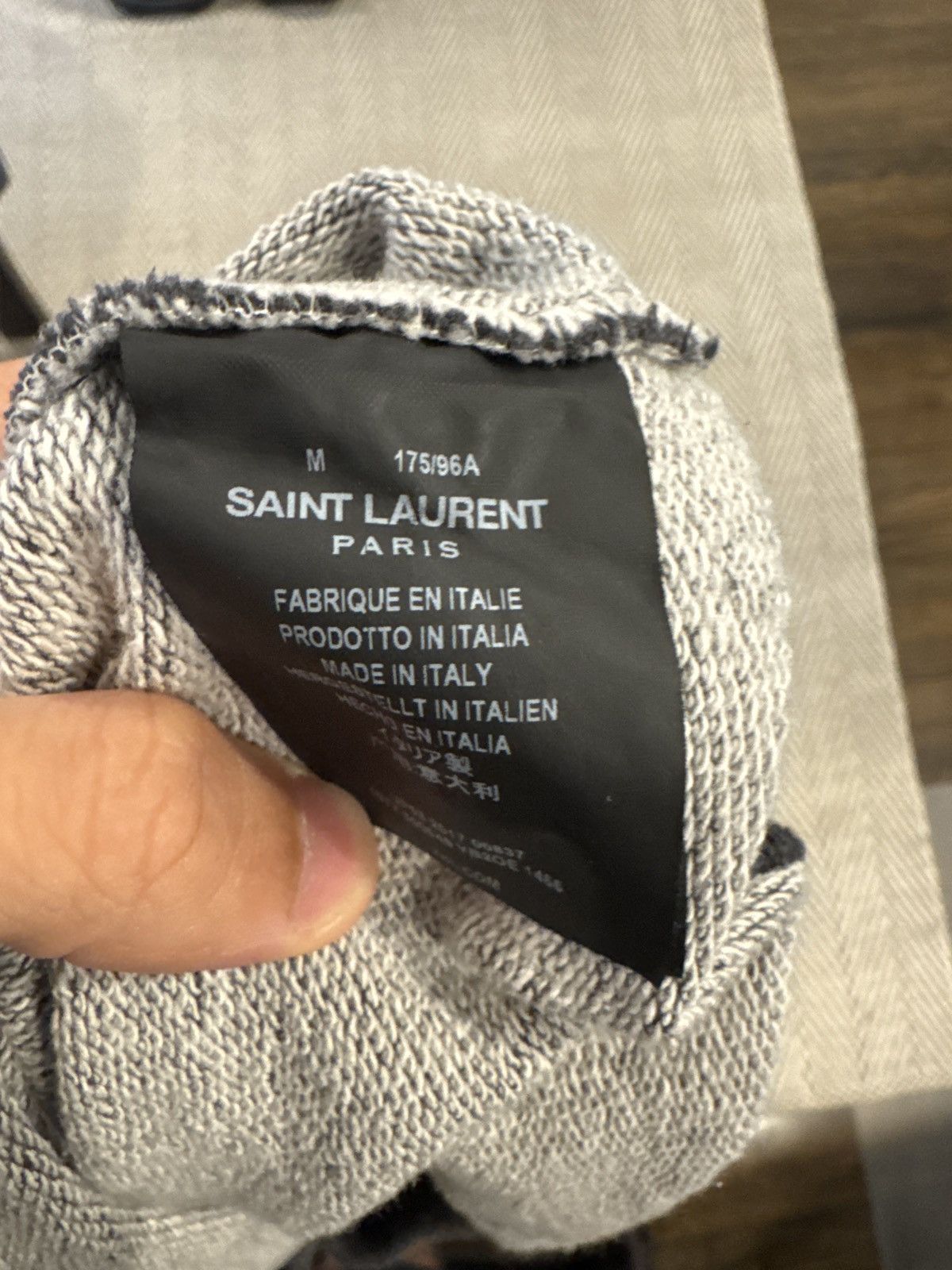 Saint Laurent Paris Saint Laurent Paris Crewneck Size US S / EU 44-46 / 1 - 5 Thumbnail