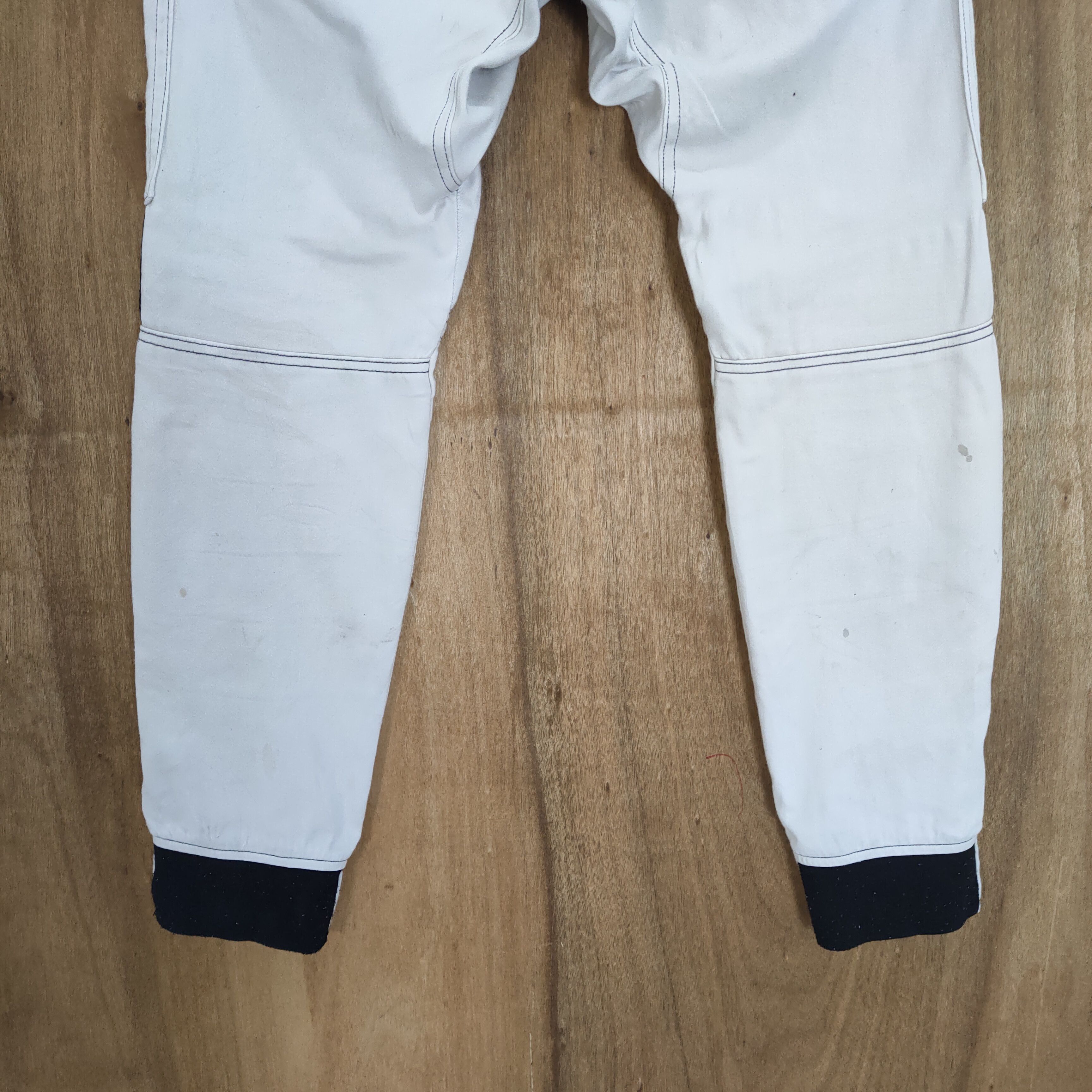 Japanese Brand × White's Boots VINTAGE DINNOVATION FADED WHITE CARGO PANTS Size US 32 / EU 48 - 10 Thumbnail
