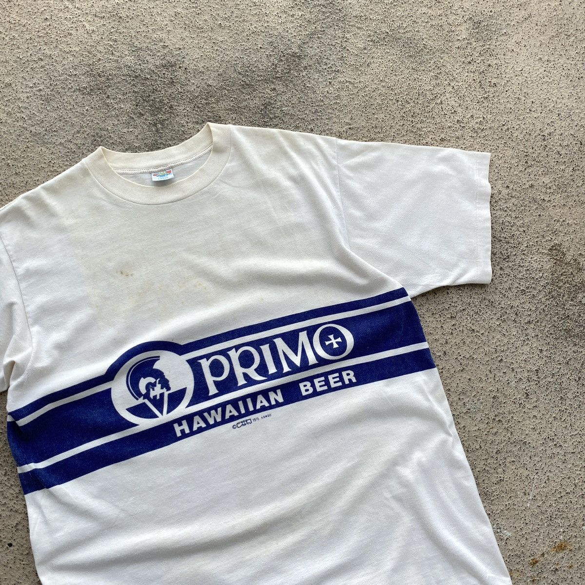 Vintage Vintage 70s Primo Hawaiian Beer t shirt Wraparound Hawaii Size US L / EU 52-54 / 3 - 2 Thumbnail