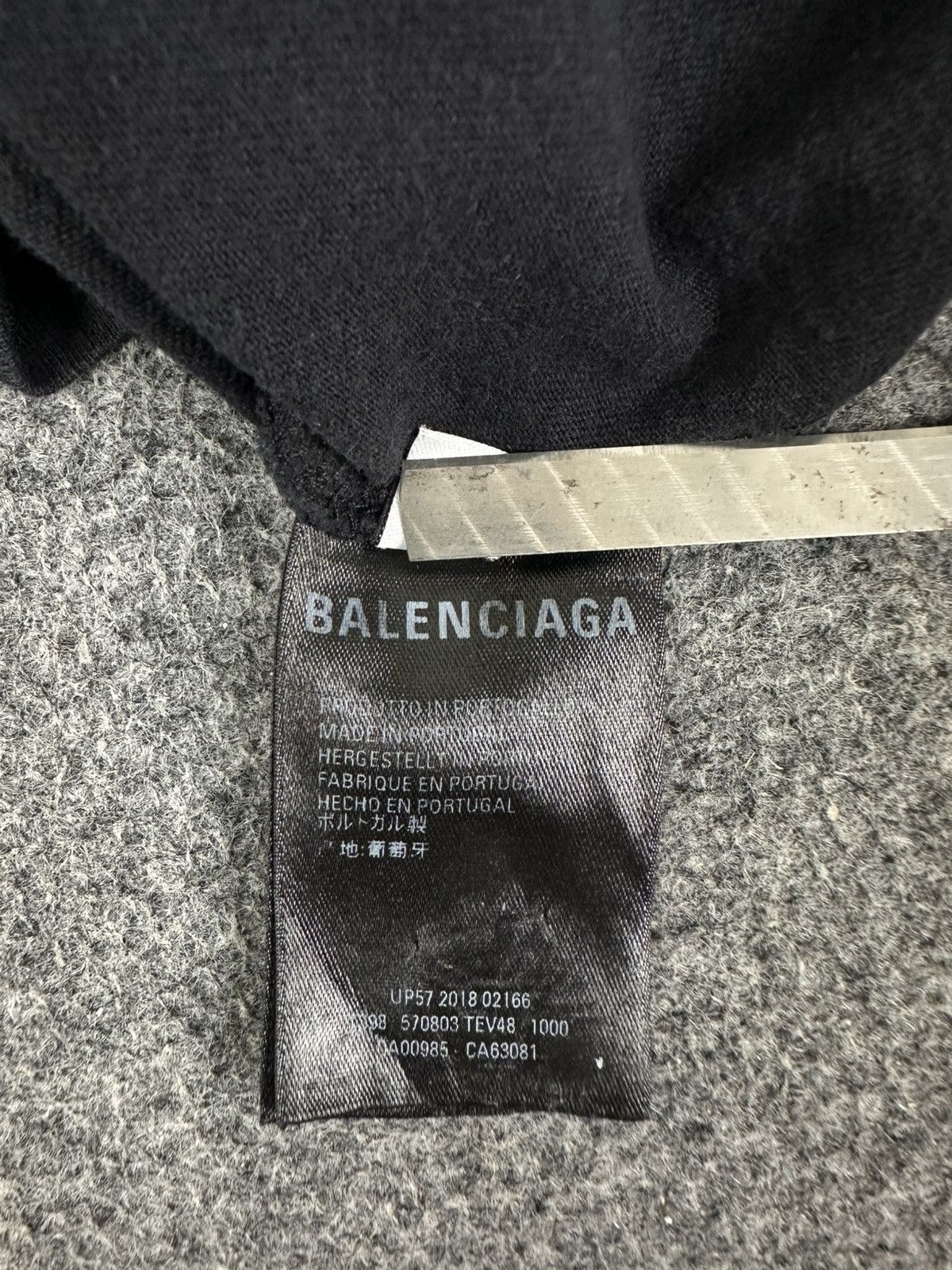 Balenciaga Balenciaga - BB Interlocking Logo - Short Sleeve Shirt Black Size US M / EU 48-50 / 2 - 8 Thumbnail