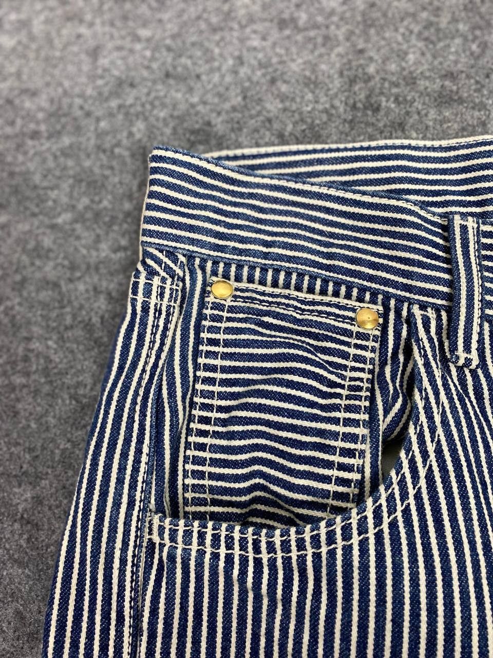 Japanese Brand moussy japanese brands hickory striped denim nice design Size US 30 / EU 46 - 7 Thumbnail