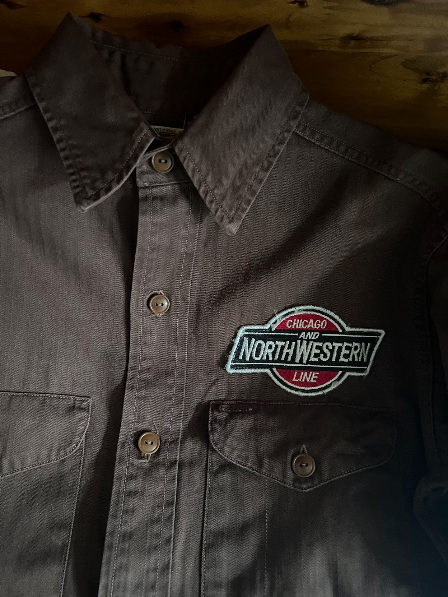 Warehouse Warehouse Vintage Fishbone Workwear Shirt Size US S / EU 44-46 / 1 - 9 Thumbnail
