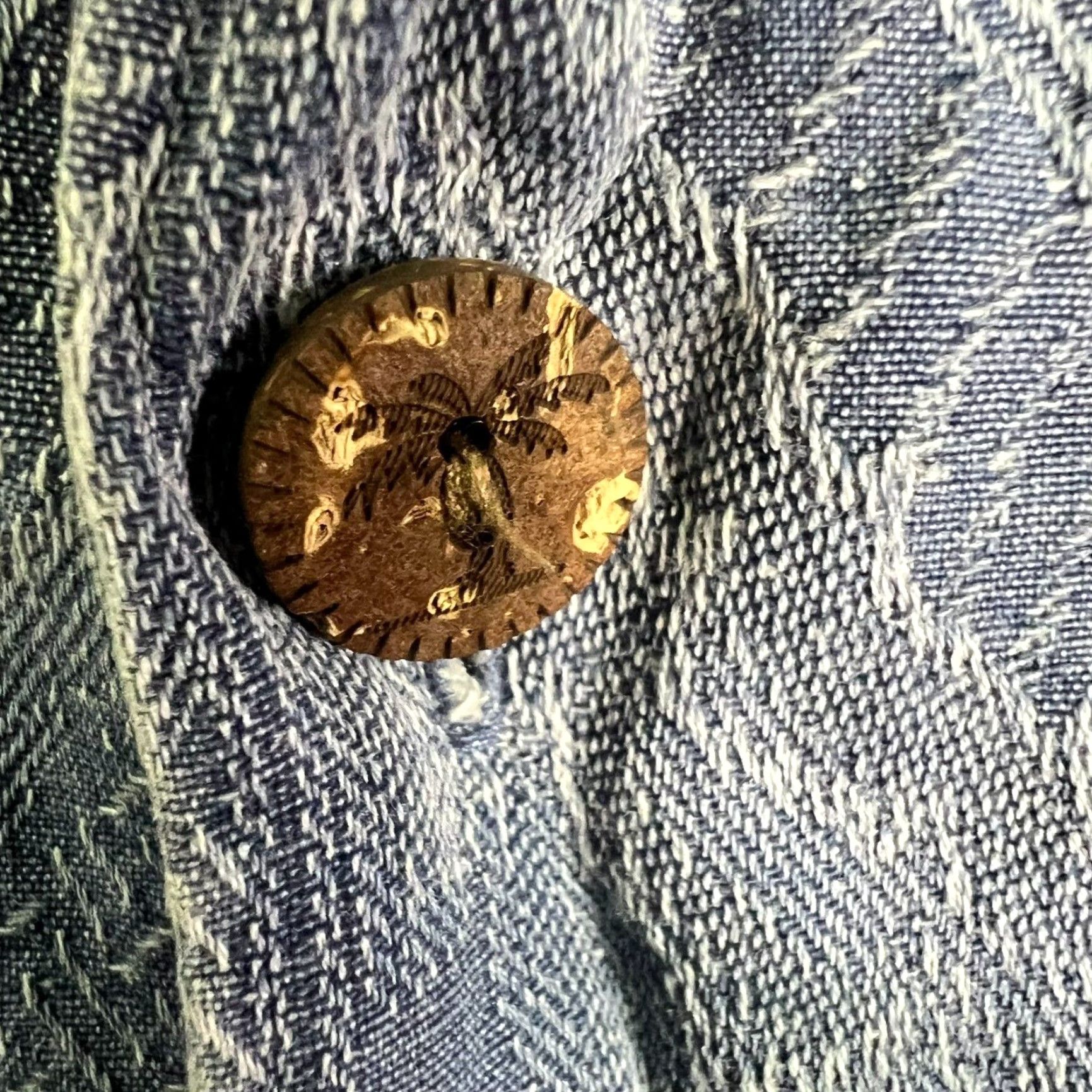 Vintage VINTAGE Jamaica Jaxx Silk Button-Up Shirt Floral Shirt Men's XL Blue (Note: Vintage tag included?) Size US XL / EU 56 / 4 - 4 Thumbnail