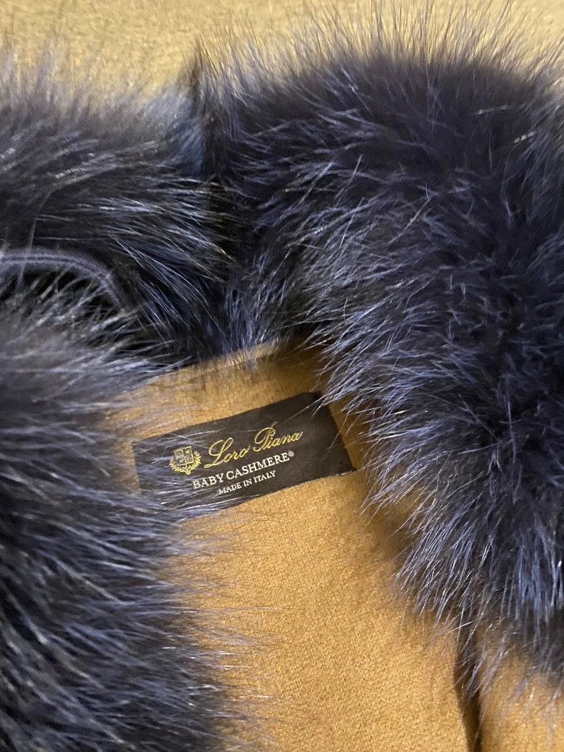 Loro Piana LORO PIANA Fur cashmere coat, fox fur, pocket edges of she Size M / US 6-8 / IT 42-44 - 2 Thumbnail