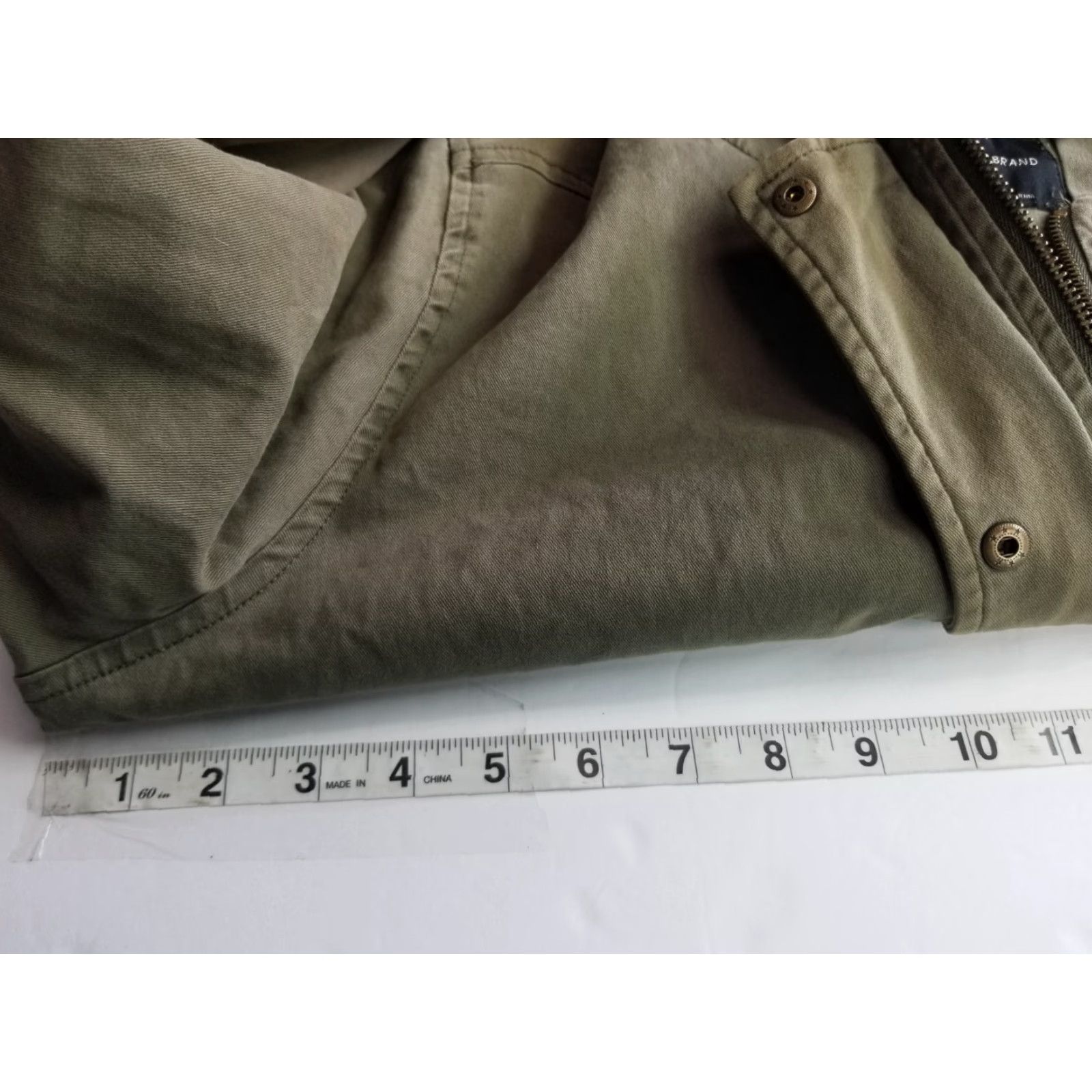 Lucky Brand Lucky Brand jacket Womens Large Hooded Army Green Full Zip Casual Weather Outdoor Size L / US 10 / IT 46 - 3 Thumbnail