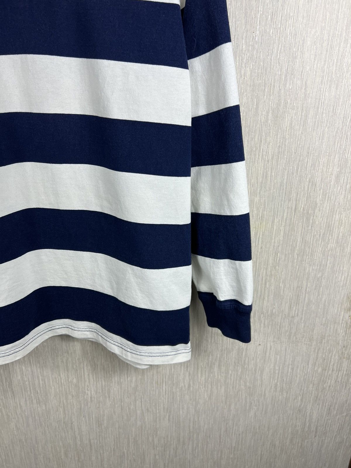Polo Ralph Lauren Vintage 90s Polo Ralph Lauren striped golf hoodie chest logo Size US XL / EU 56 / 4 - 6 Thumbnail