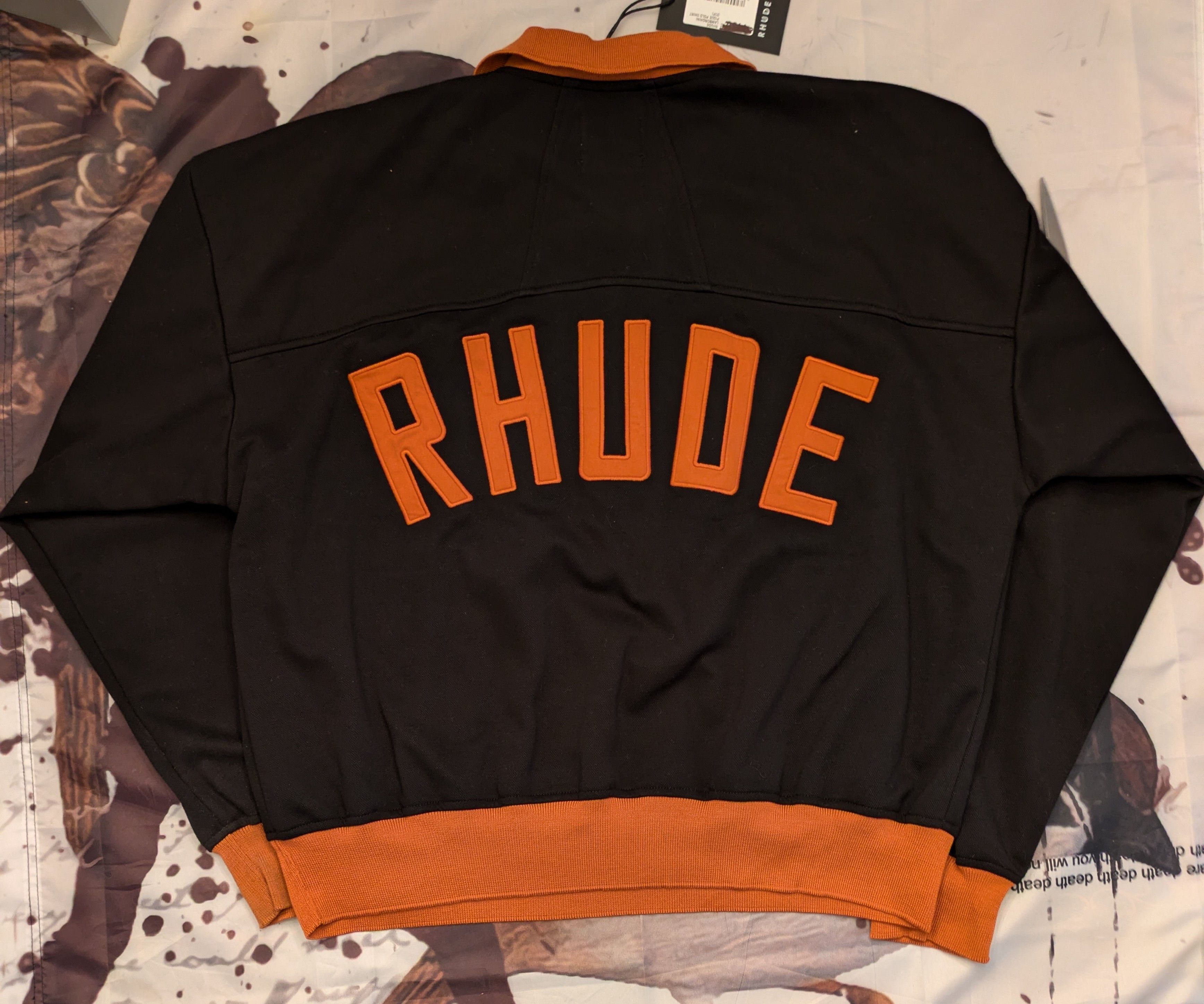 Lamborghini × Rhude Lamborghini Pique Polo Sweatshirt Size US XL / EU 56 / 4 - 2 Thumbnail